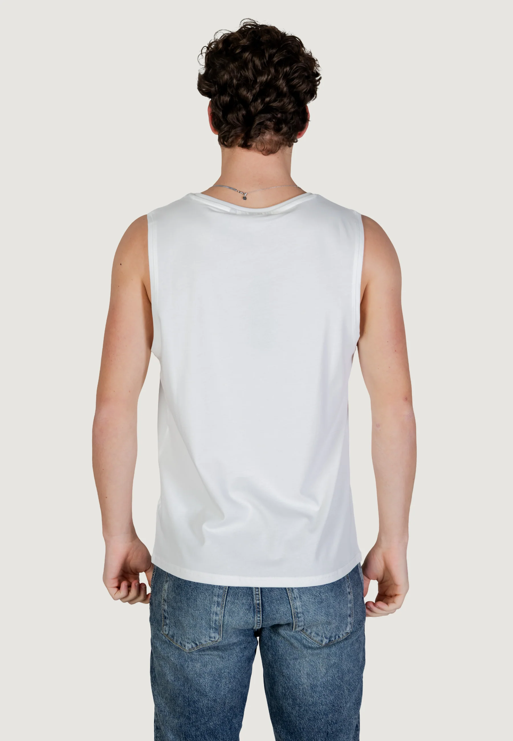Canotta Antony Morato REGULAR FIT WITH METAL RUBBER PLATE ON FRONT - Image 4