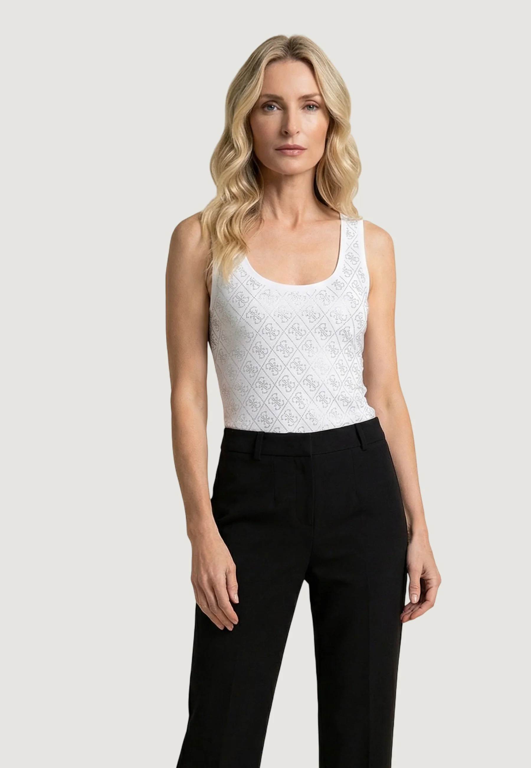 Canotta Guess SL 4G ALLOVER TANK TOP