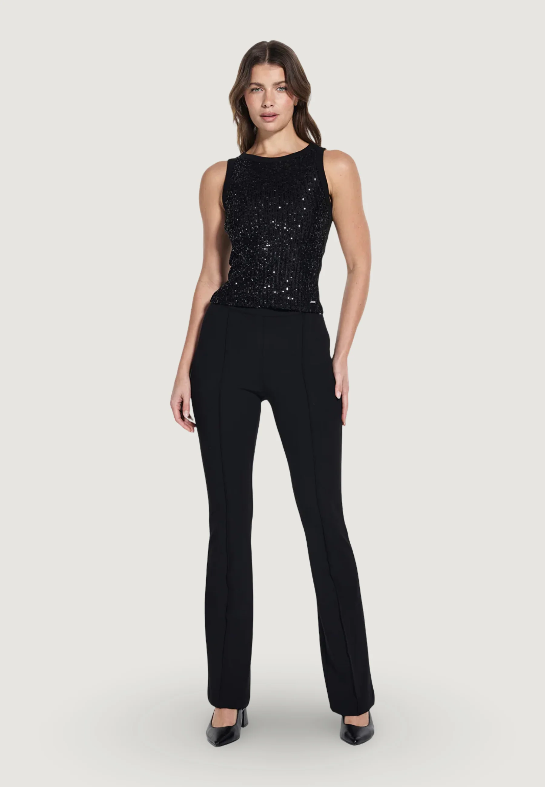 Canotta Guess SL ALEXIA SEQUINS TANK TOP - Image 5