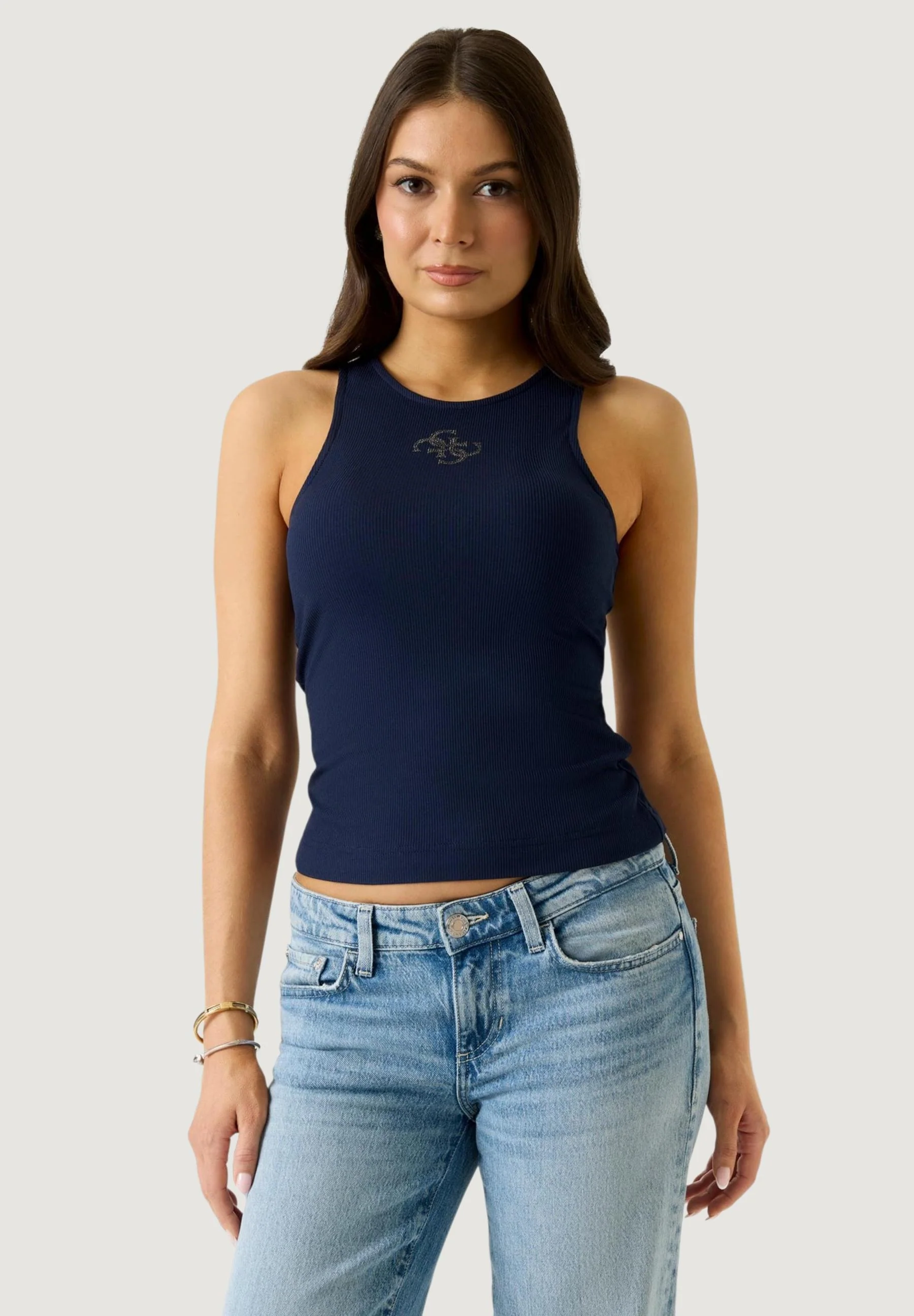 Canotta Guess SL ROUND NK GUENDALINA TOP - Image 2