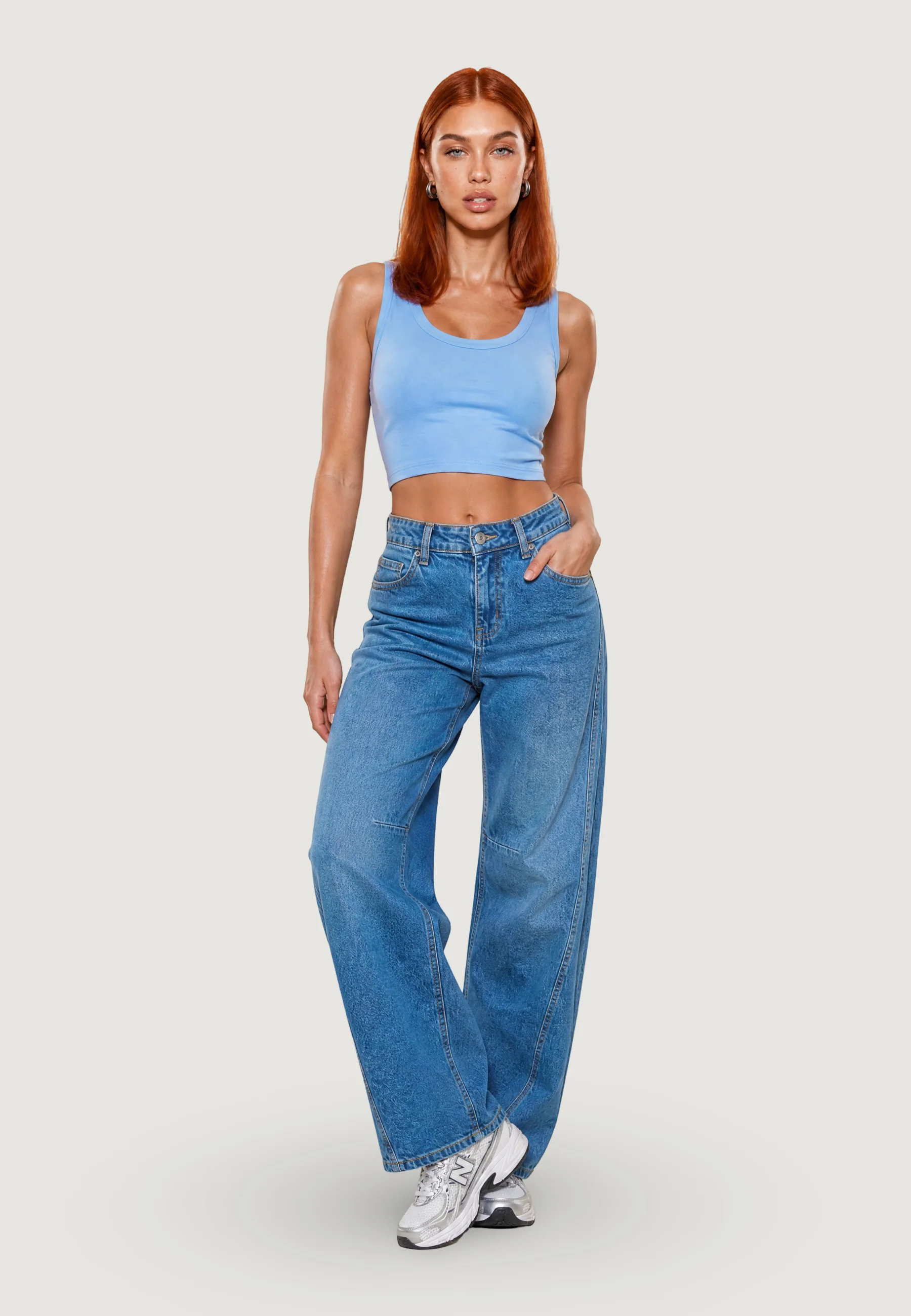 Canotta I am CROP TOP BASIC - Image 3