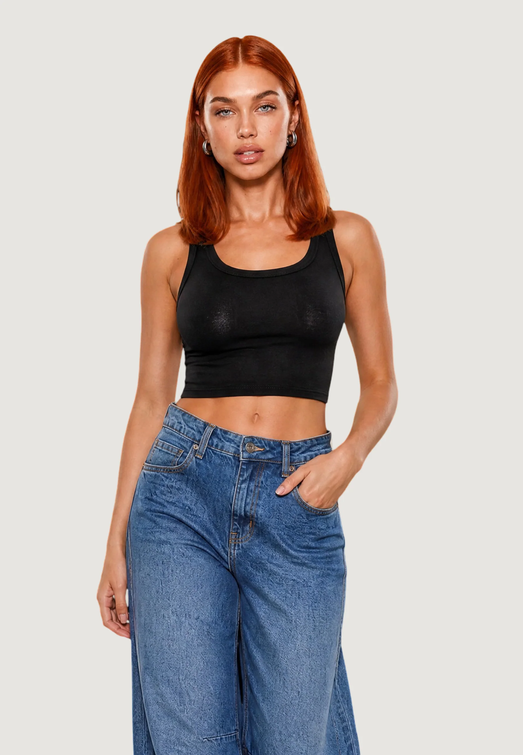 Canotta I am CROP TOP BASIC
