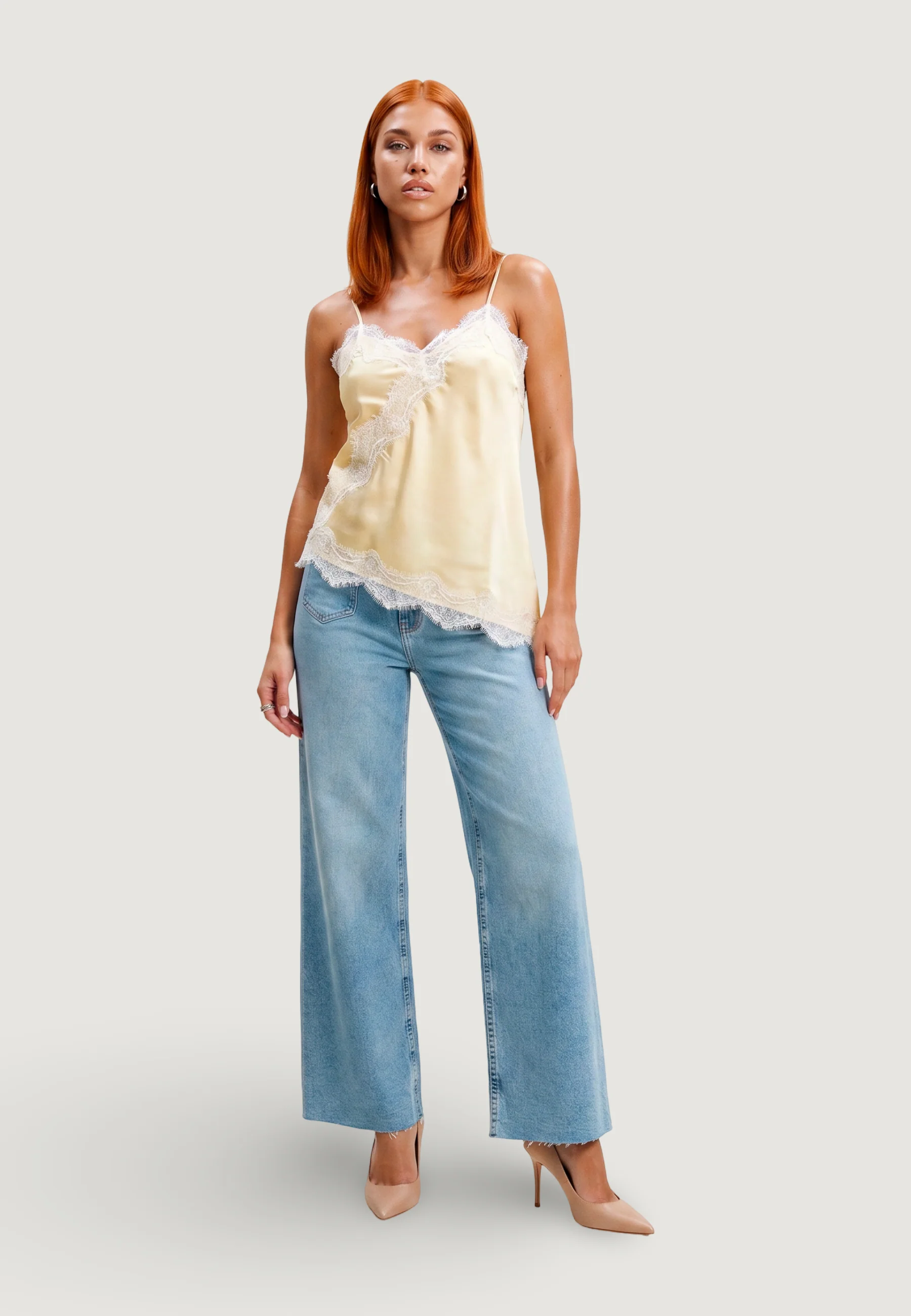 Canotta Jacqueline de Yong JDYFIFI S/L ASYM LACE SINGLET WVN NOOS - Image 5