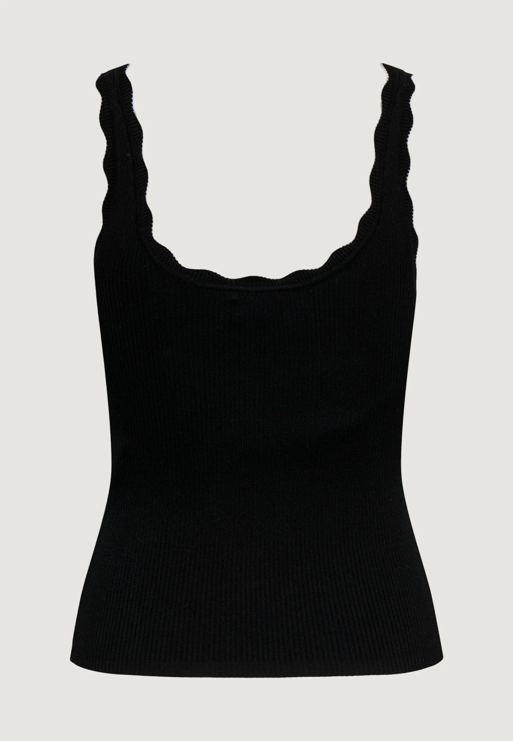 Canotta Jacqueline de Yong JDYNANNA S/L SCALLOP EDGE TOP KNT - Image 4