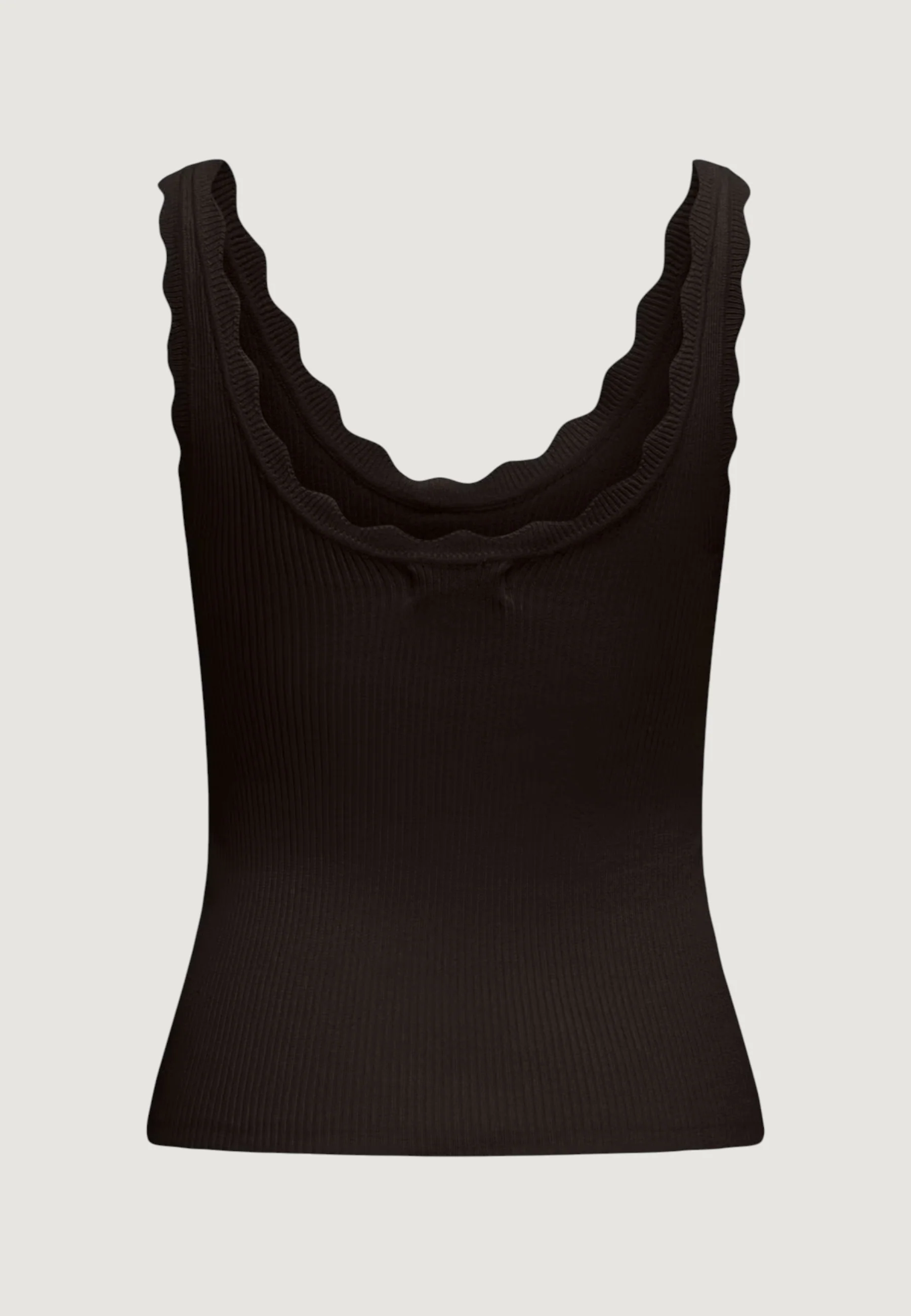 Canotta Jacqueline de Yong JDYNANNA S/L SCALLOP EDGE TOP KNT - Image 2