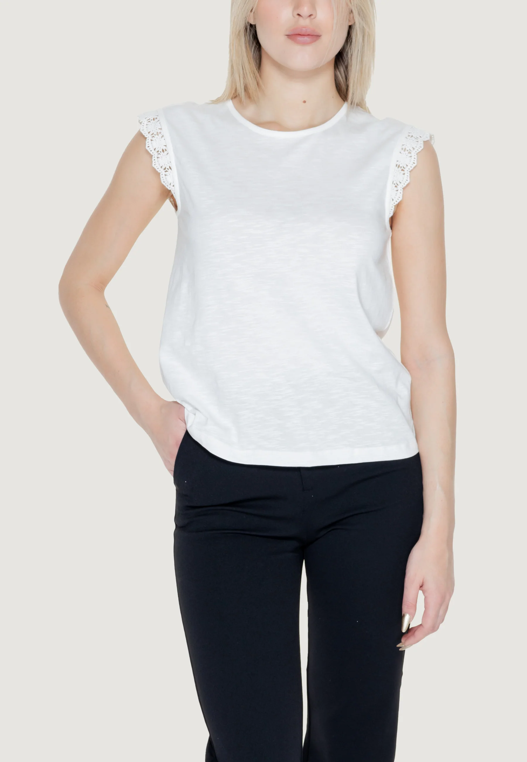 Canotta Jacqueline de Yong Jdysalva Life S/L Crochet Jrs