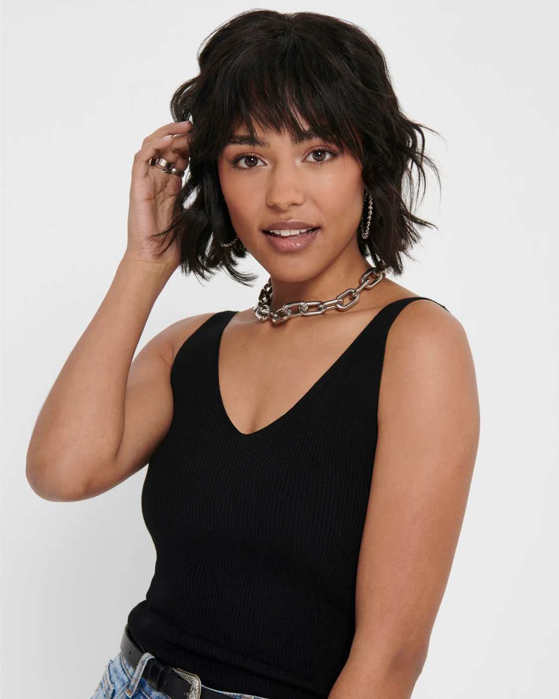 Canotta Jacqueline de Yong NANNA S/L TOP KNT NOOS - Image 3
