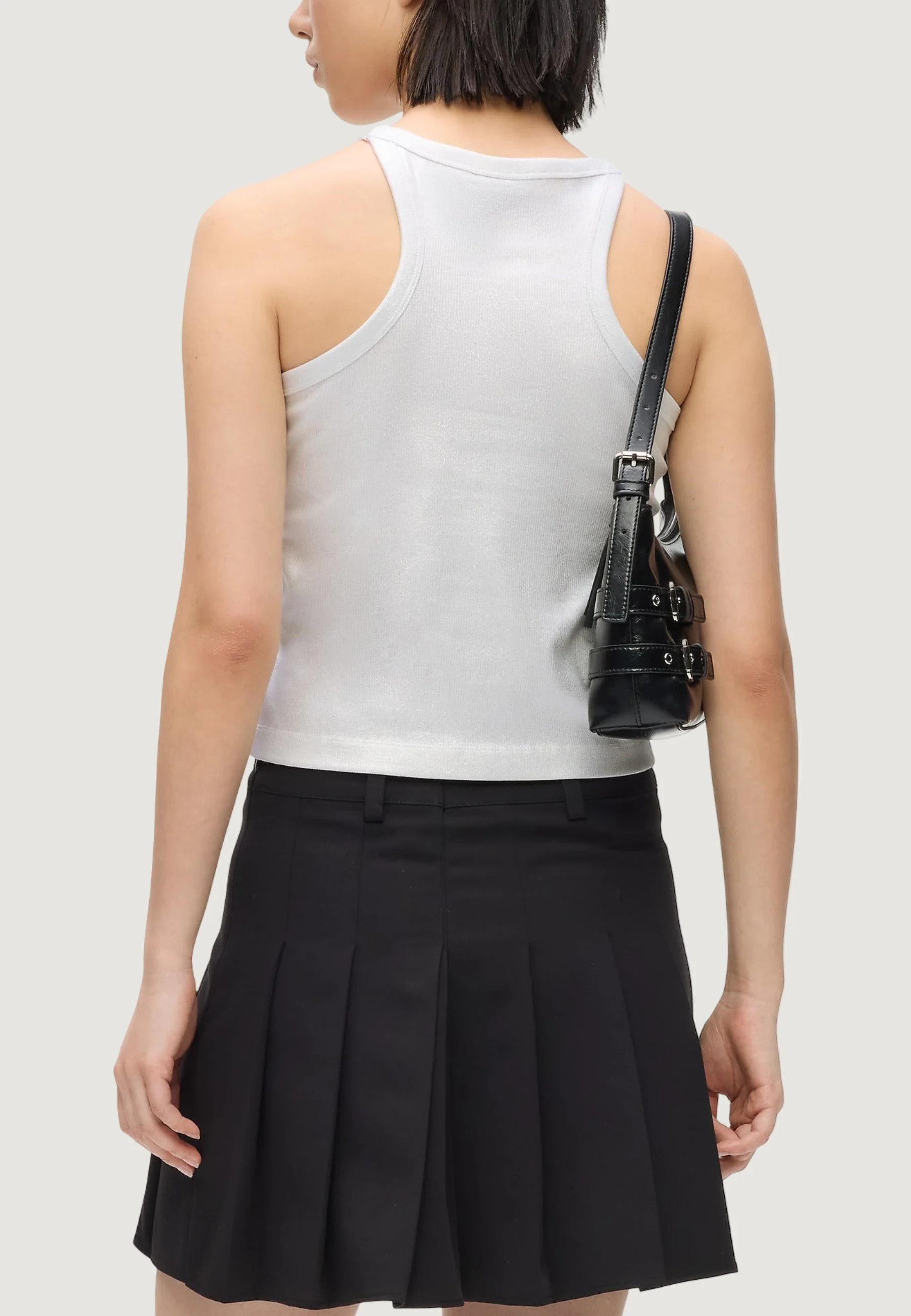 Canotta Karl Lagerfeld Jeans KLJ Coated Ribbed Tank - Image 2