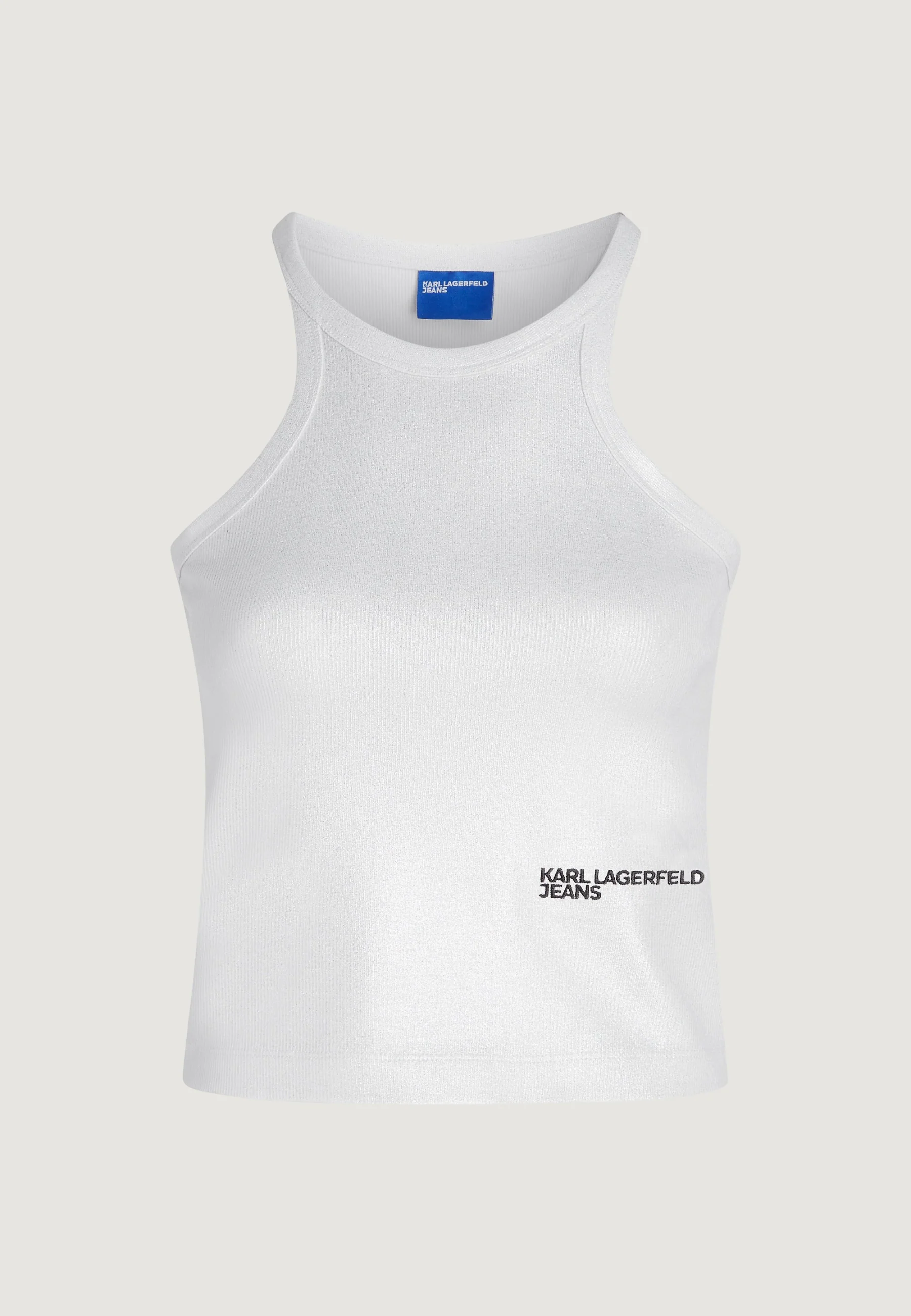Canotta Karl Lagerfeld Jeans KLJ Coated Ribbed Tank - Image 5