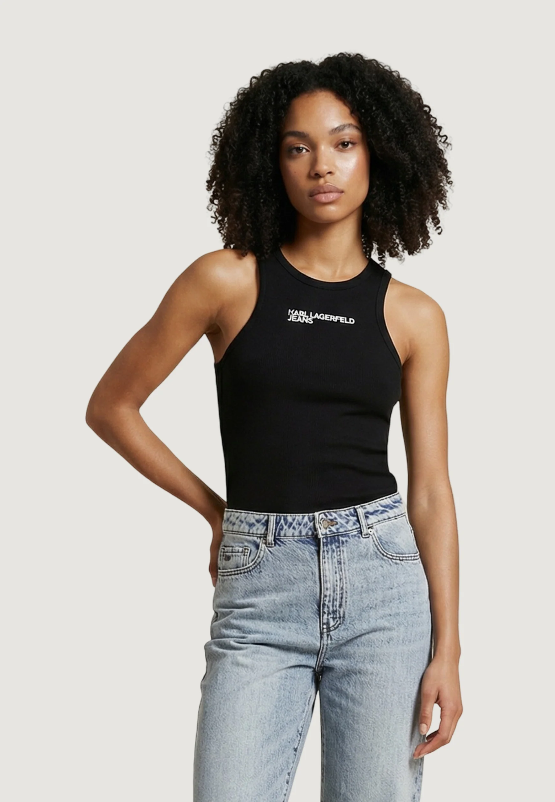 Canotta Karl Lagerfeld Jeans KLJ Ribbed