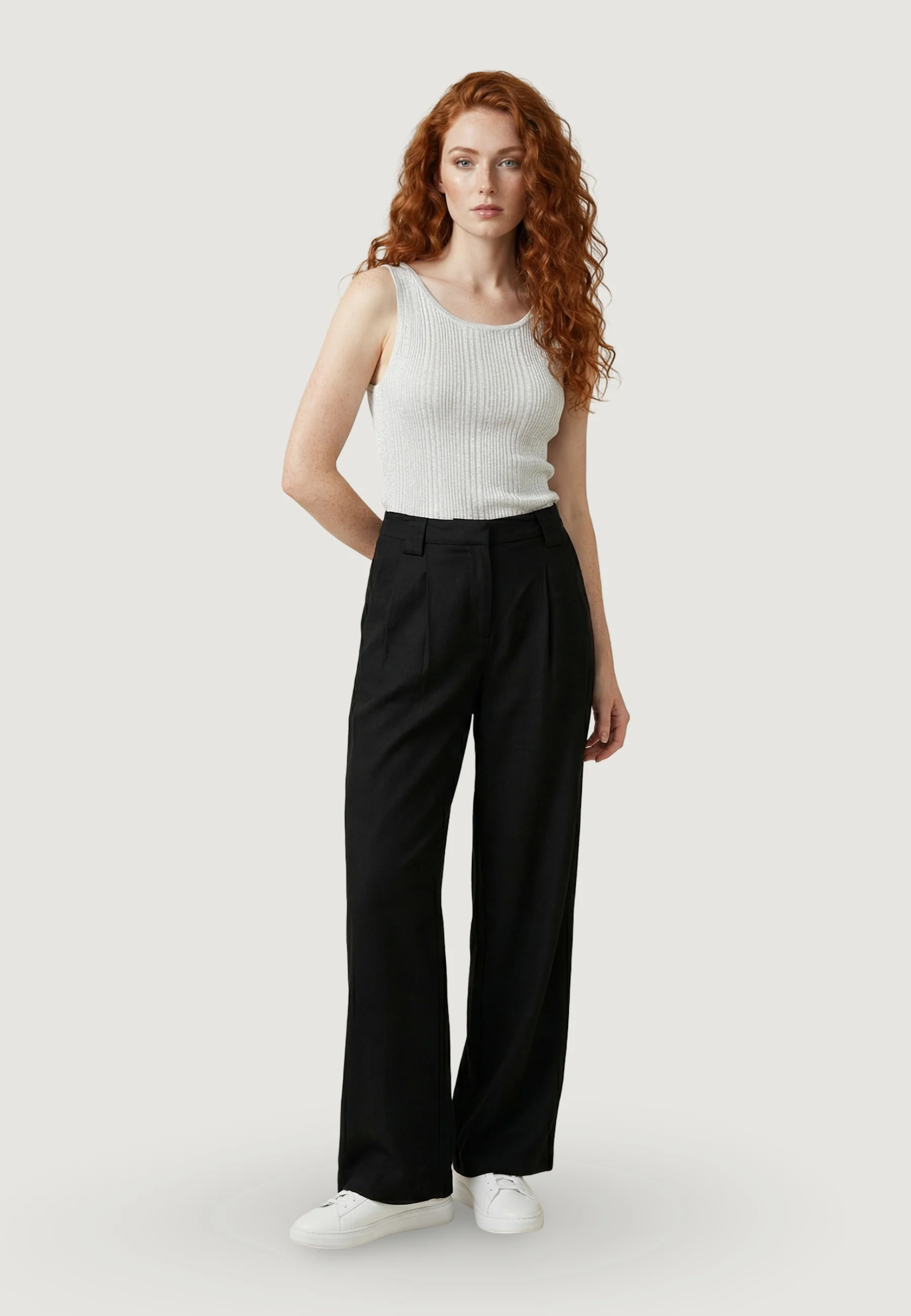 Canotta Only Onlanna Sl Glitter Revers Rib Top Knt - Image 5