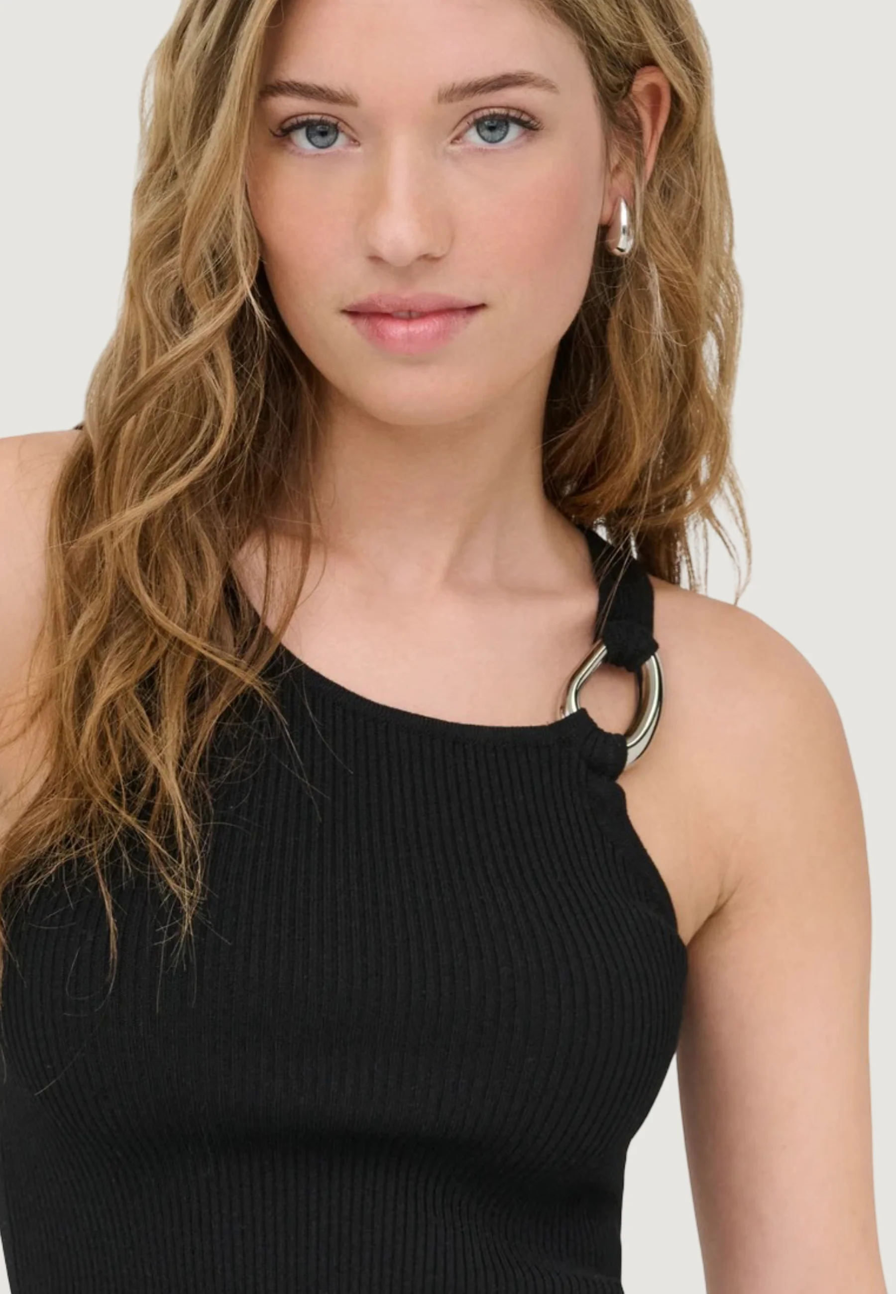 Canotta Only Onlmeddi Sl Rib Tank Top Knt - Image 2