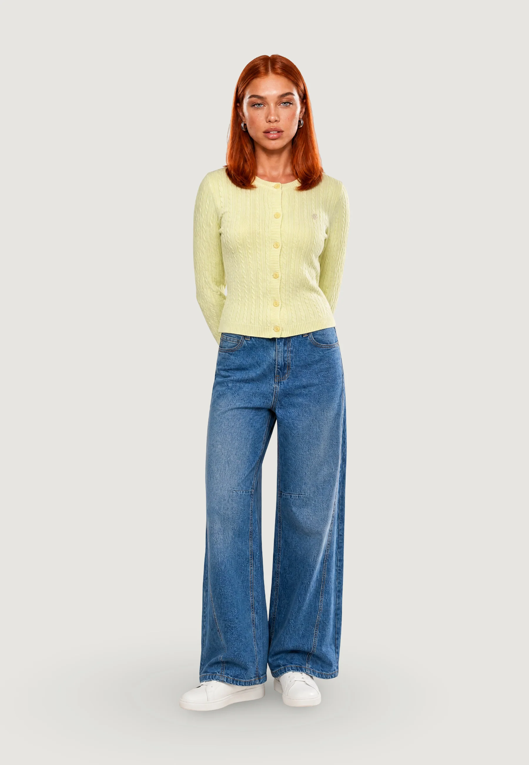 Cardigan I am Cardigan Cotone Treccia - Image 4