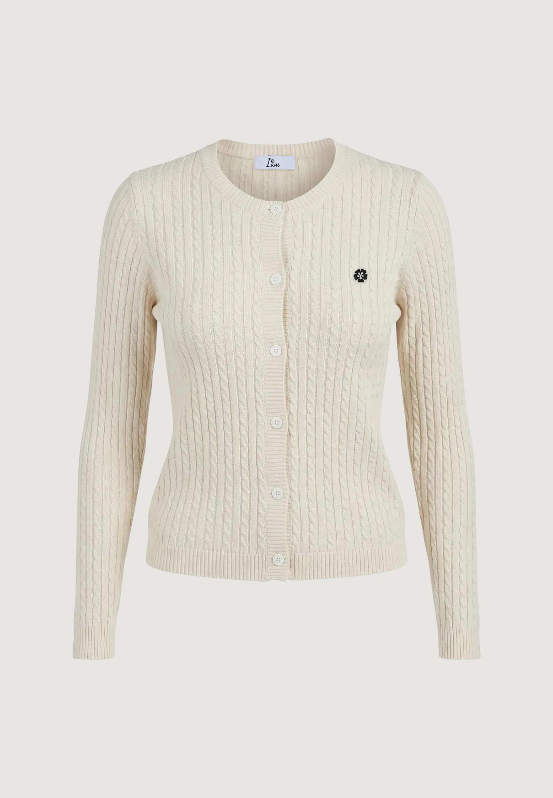 Cardigan I am Cardigan Cotone Treccia - Image 2