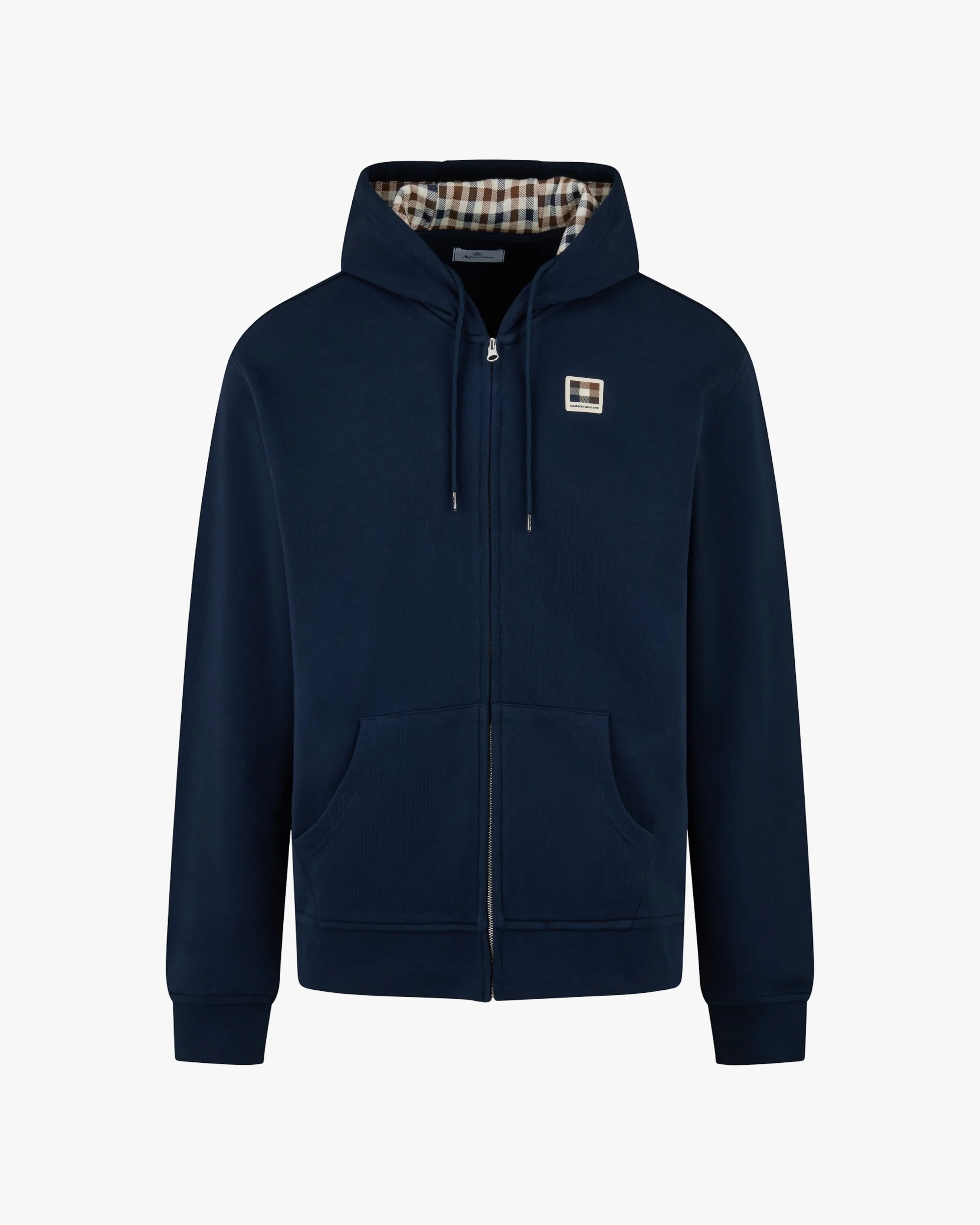 Felpa con cappuccio Aquascutum Active BADGE FULL ZIP HOODIE