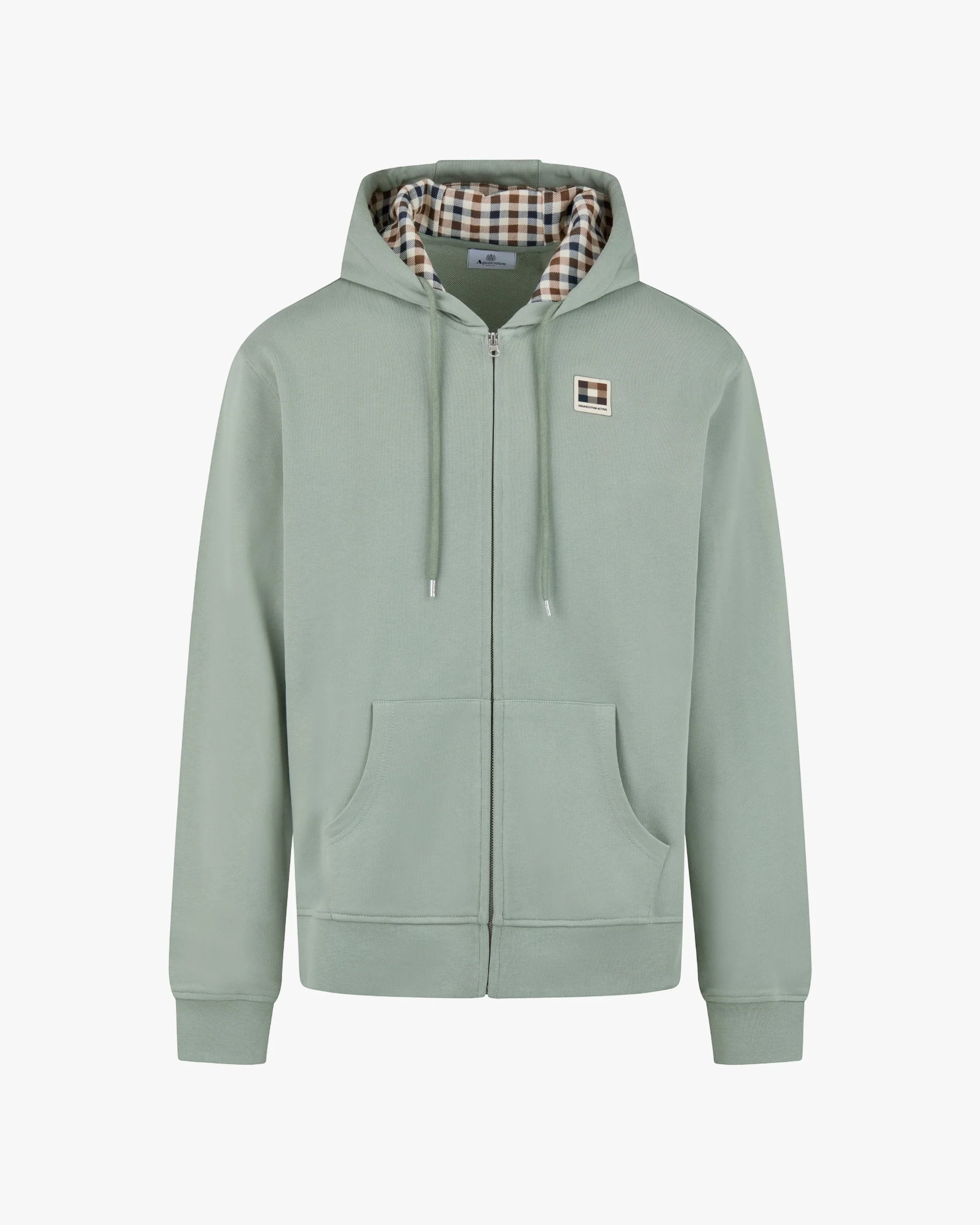 Felpa con cappuccio Aquascutum Active BADGE FULL ZIP HOODIE