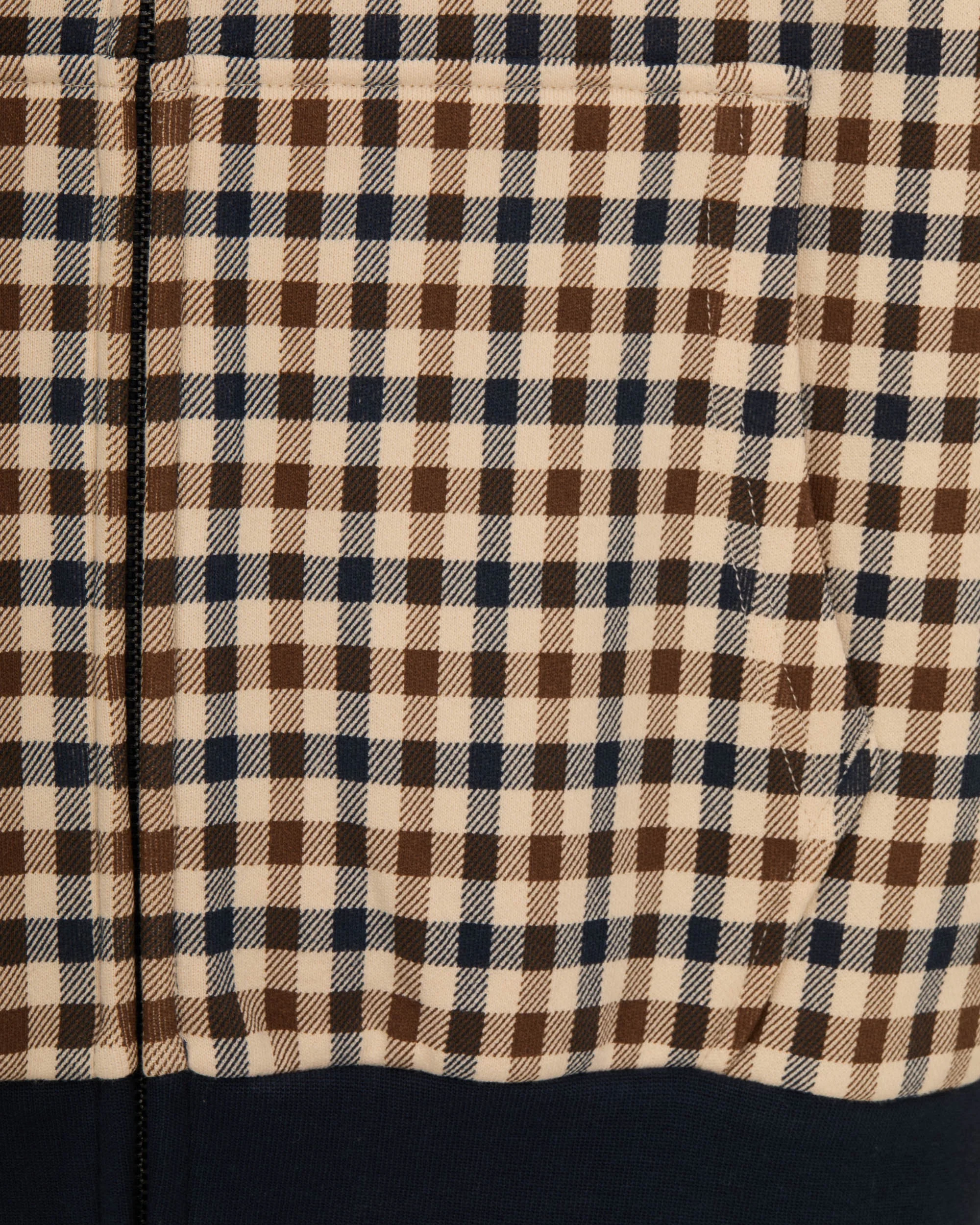 Felpa con cappuccio Aquascutum Active CLUB CHECK FZ HOODIE - Image 4