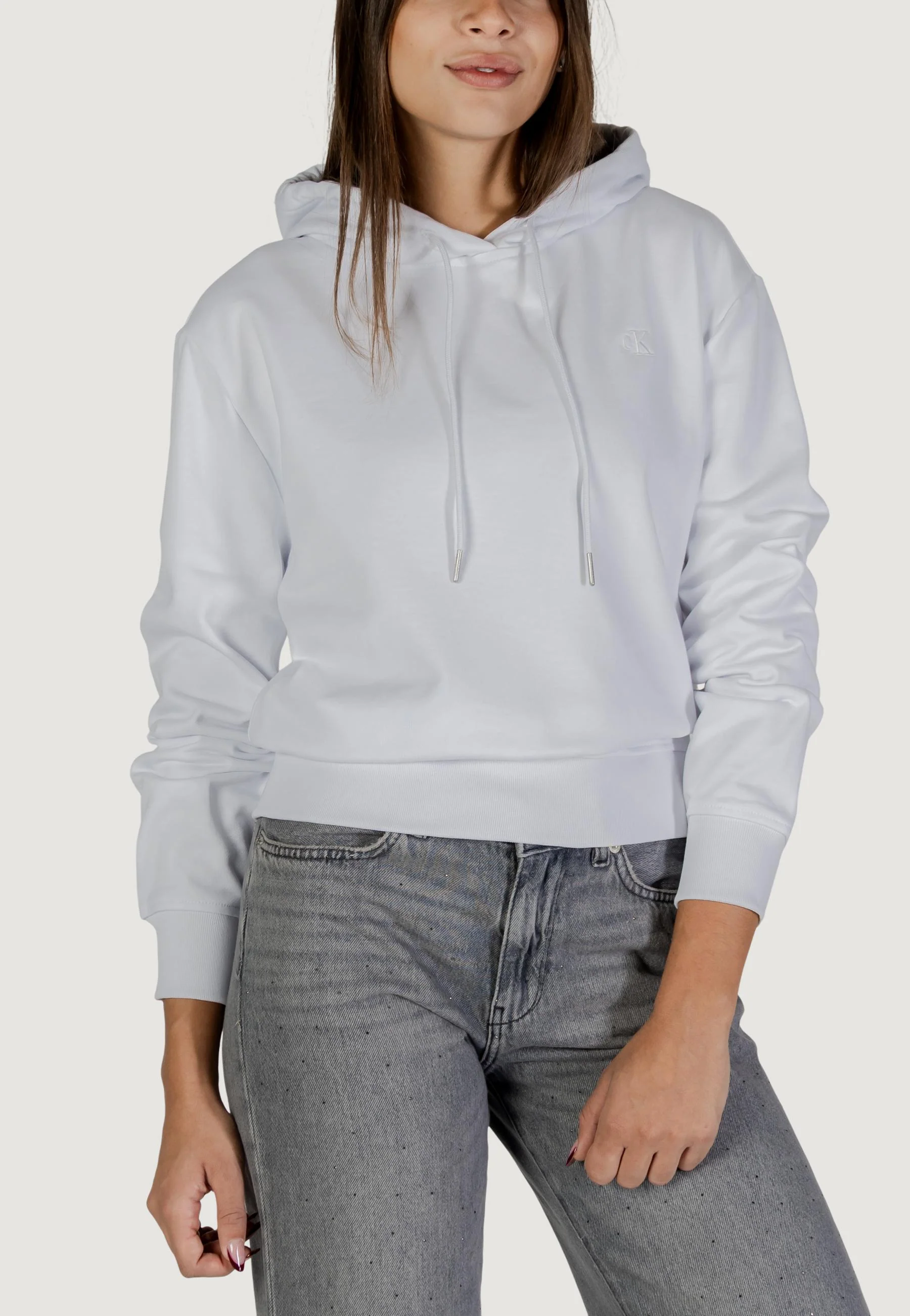 Felpa con cappuccio Calvin Klein Jeans LS ARCHIVE TERRY
