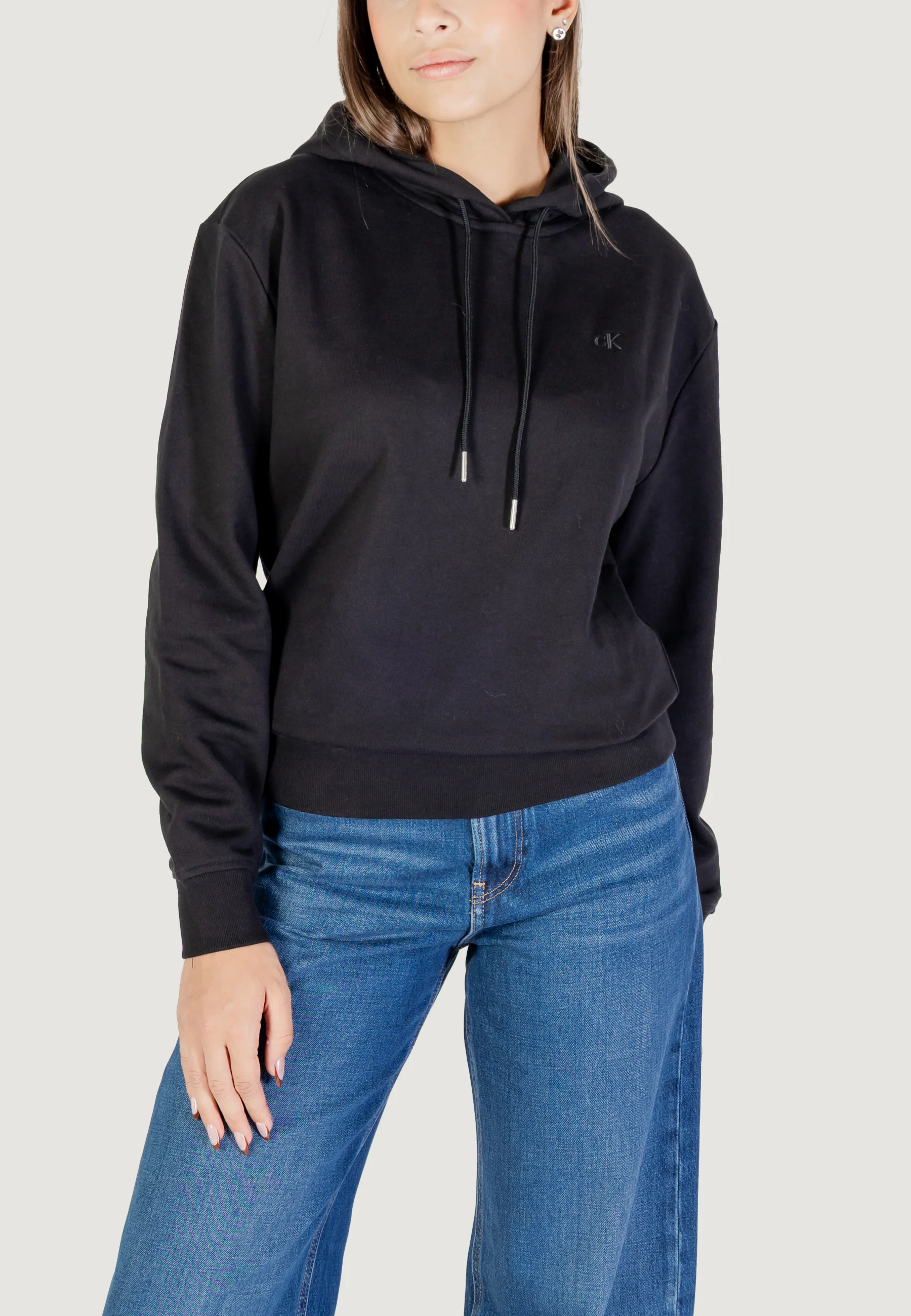 Felpa con cappuccio Calvin Klein Jeans LS ARCHIVE TERRY