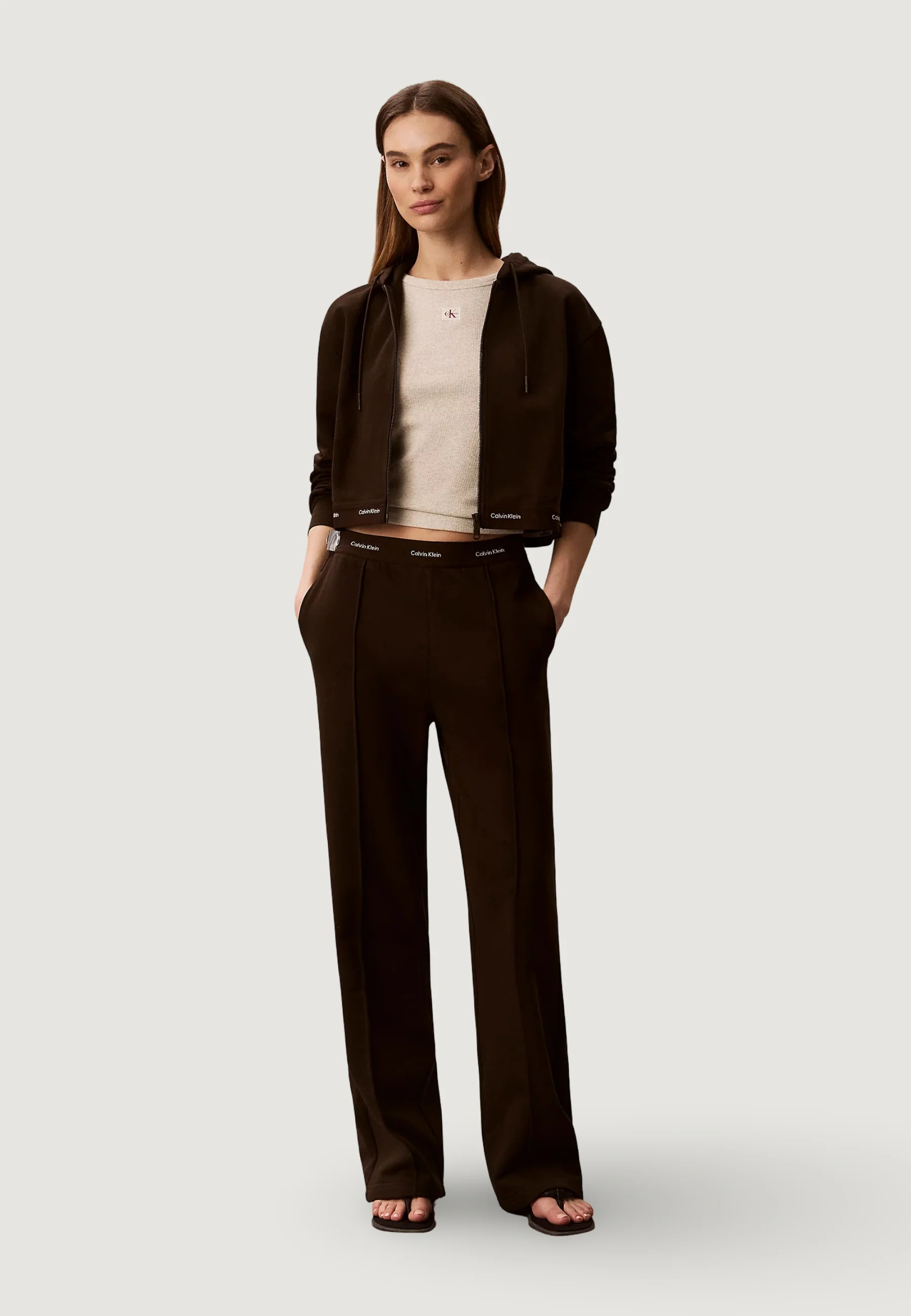 Felpa con cappuccio Calvin Klein Jeans LV047G252G - Image 2