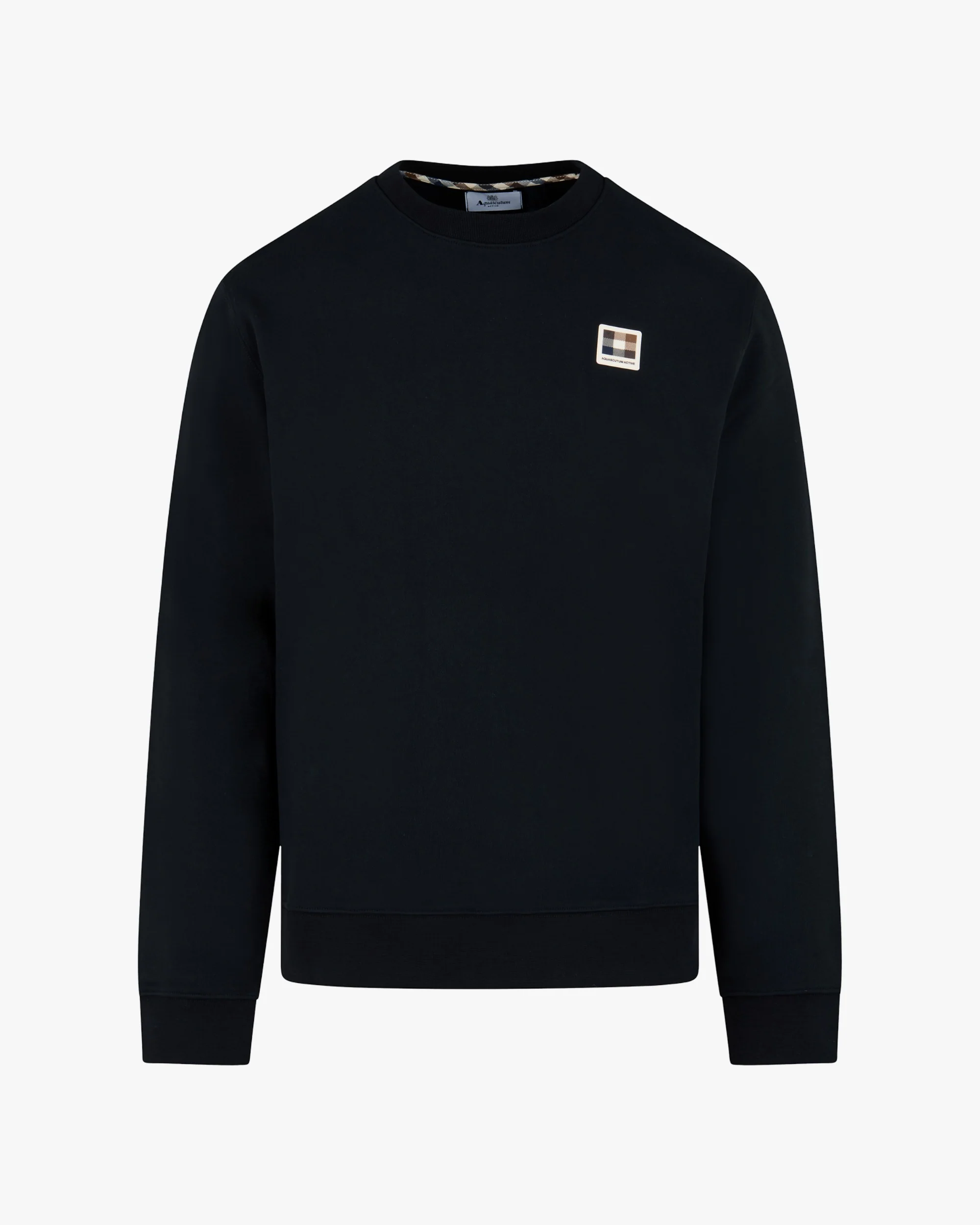 Felpa senza cappuccio Aquascutum Active BADGE CREWNECK