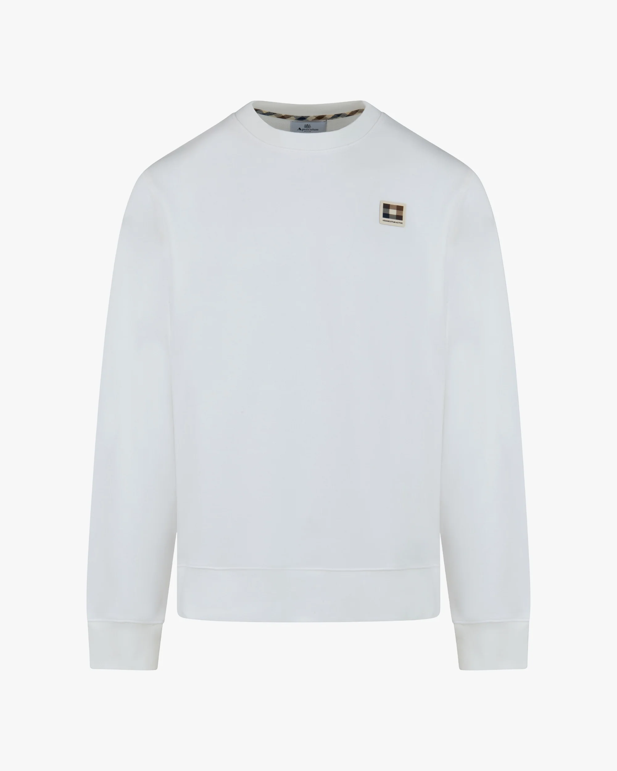 Felpa senza cappuccio Aquascutum Active BADGE CREWNECK