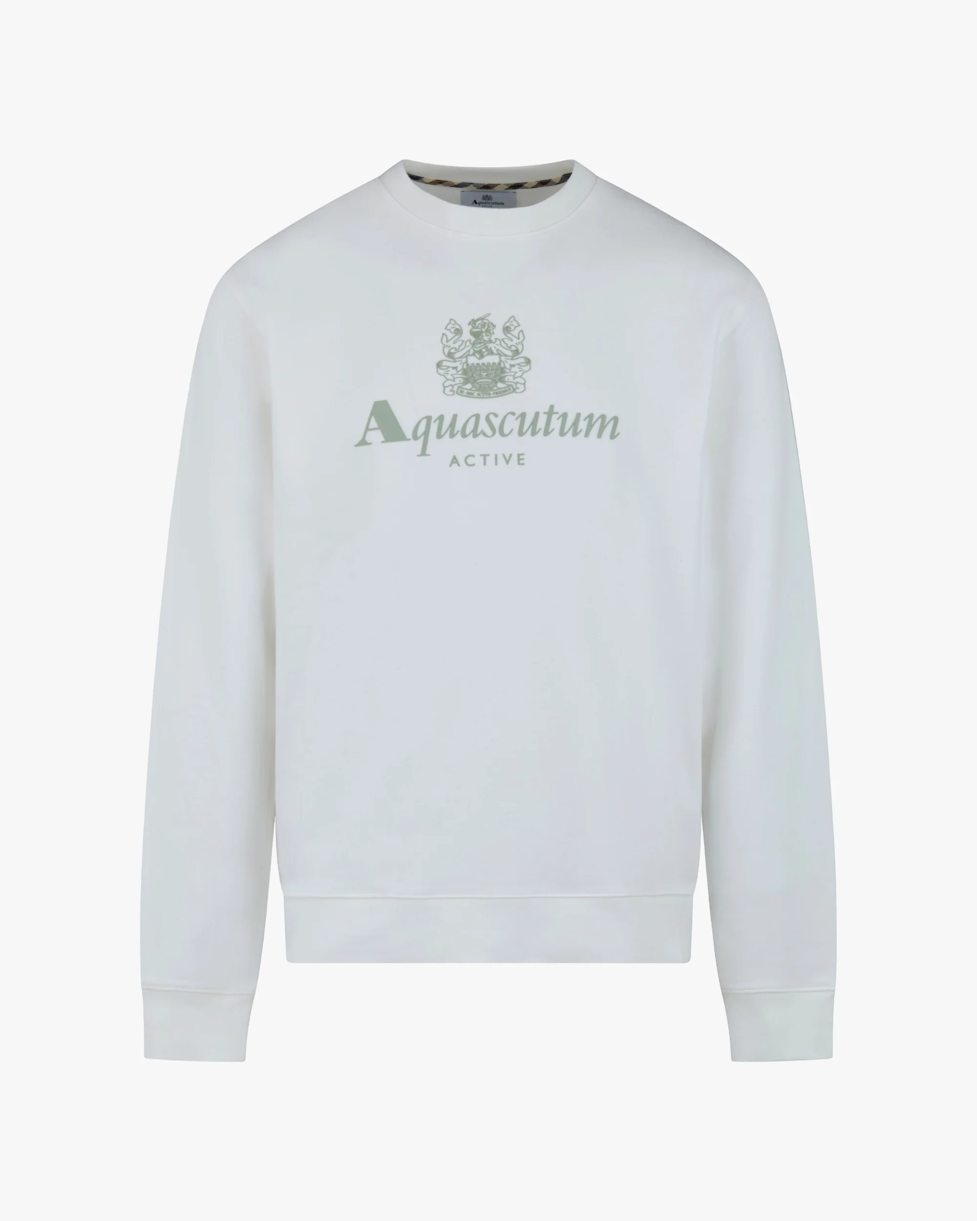 Felpa senza cappuccio Aquascutum Active BIG LOGO CREWNECK