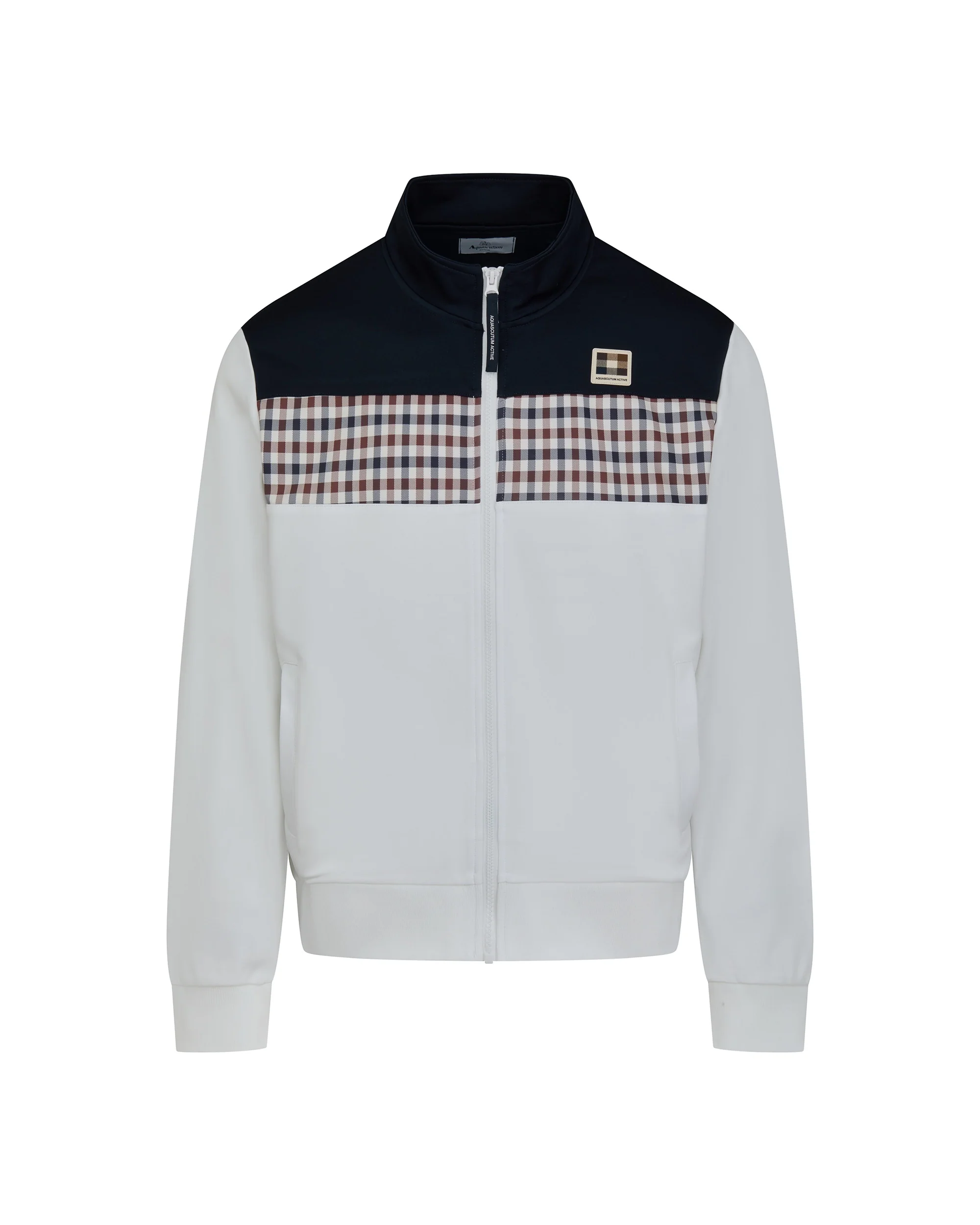 Felpa senza cappuccio Aquascutum Active CC STRIPES TRACK TOP