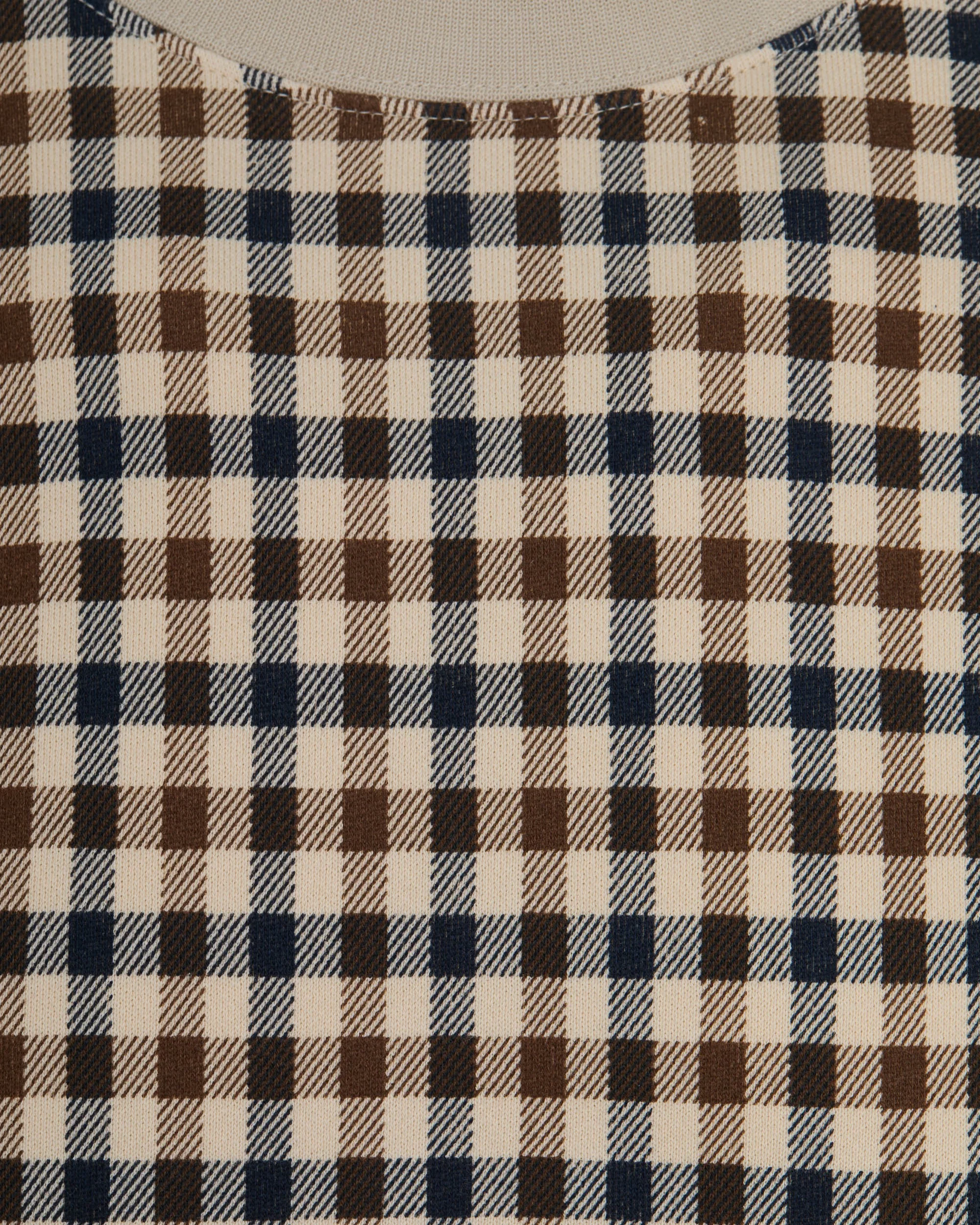 Felpa senza cappuccio Aquascutum Active CLUB CHECK CREWNECK - Image 4