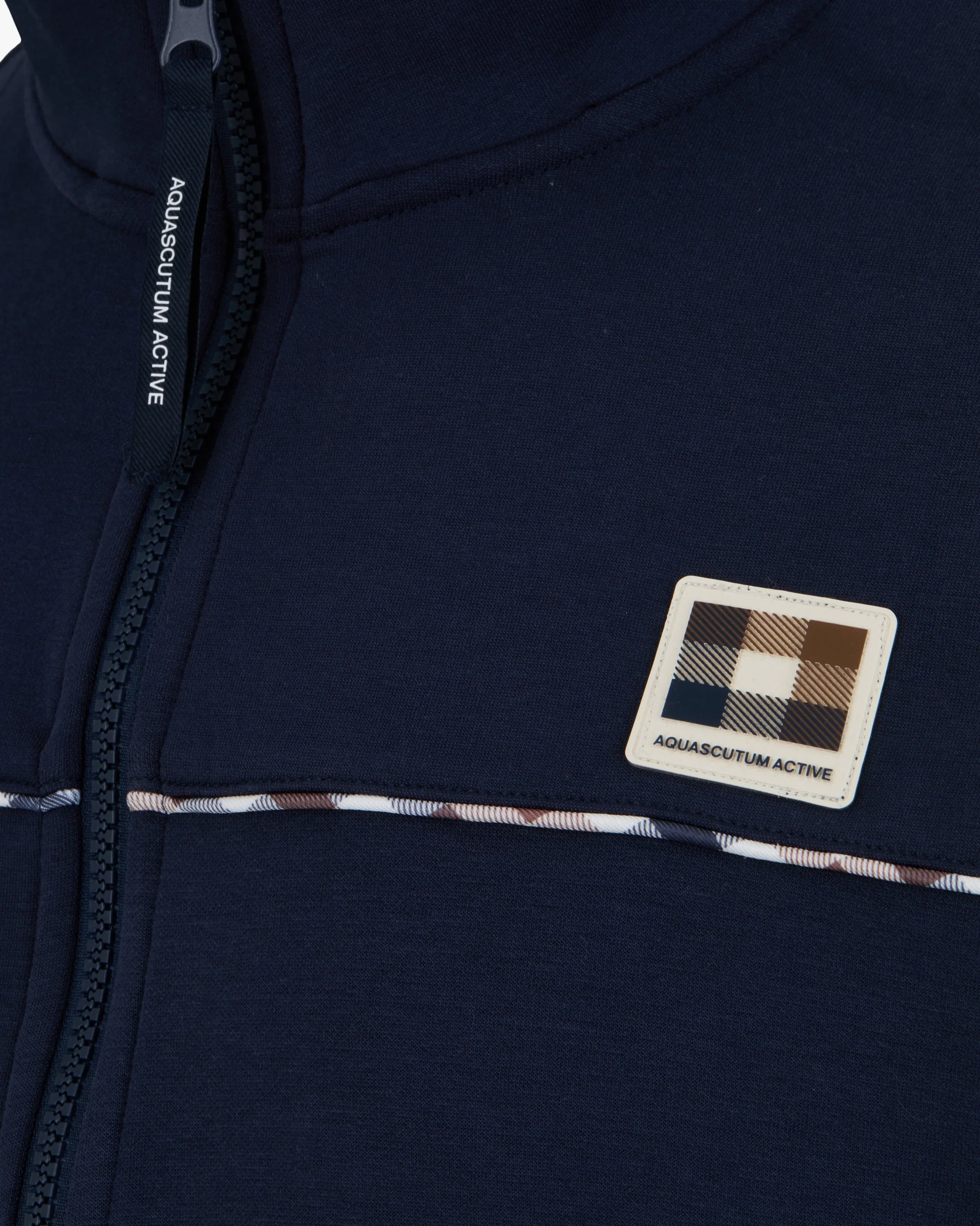 Felpa senza cappuccio Aquascutum Active PIPING SCUBA TRACK TOP - Image 4