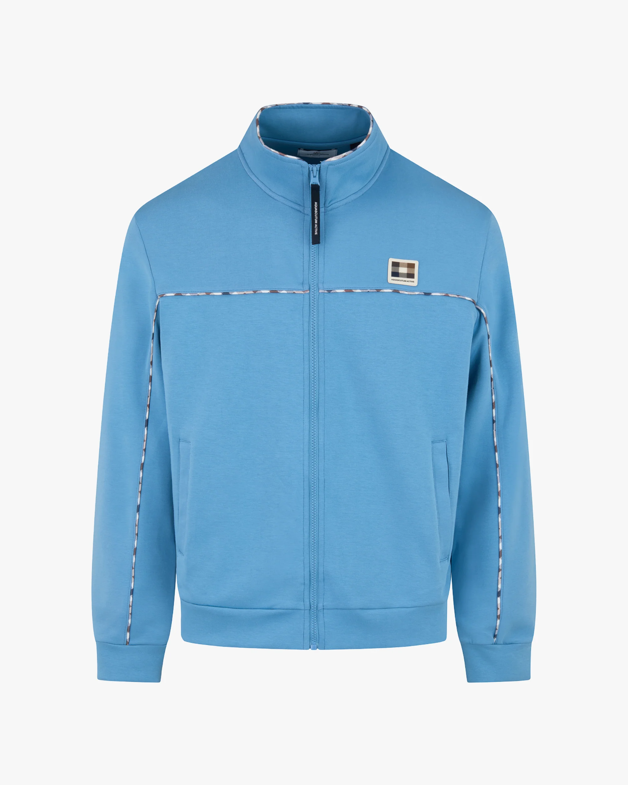 Felpa senza cappuccio Aquascutum Active PIPING SCUBA TRACK TOP
