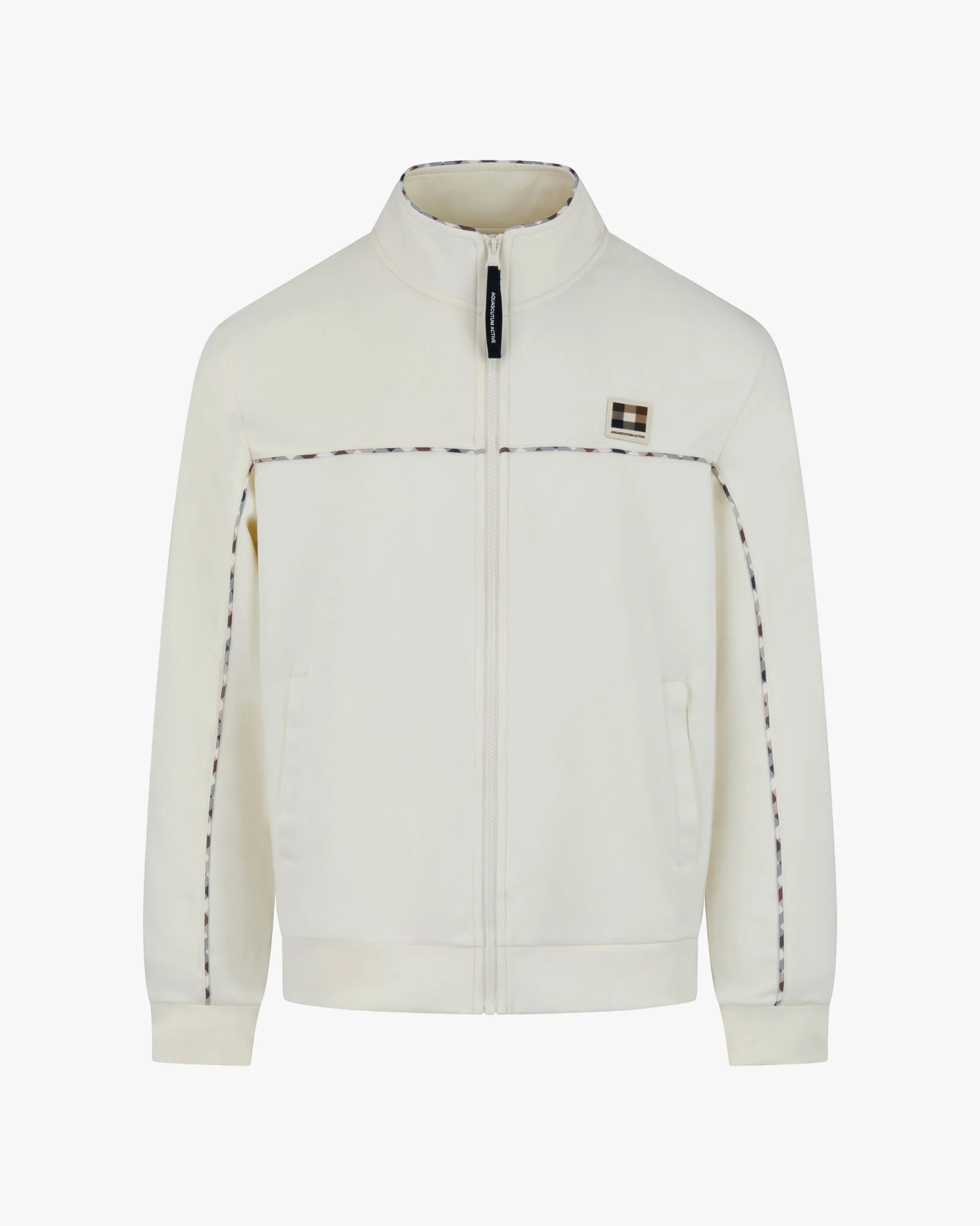 Felpa senza cappuccio Aquascutum Active PIPING SCUBA TRACK TOP