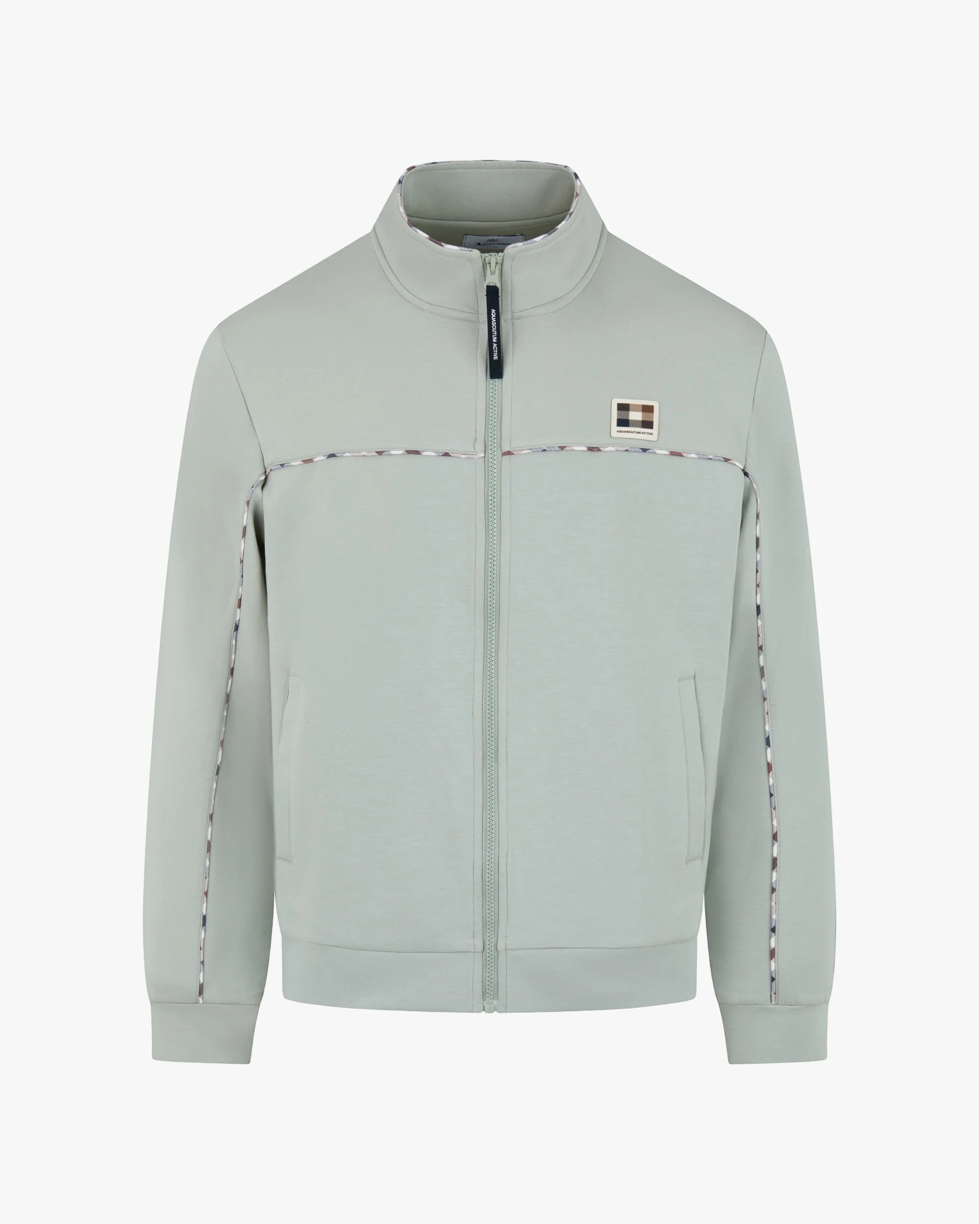 Felpa senza cappuccio Aquascutum Active PIPING SCUBA TRACK TOP