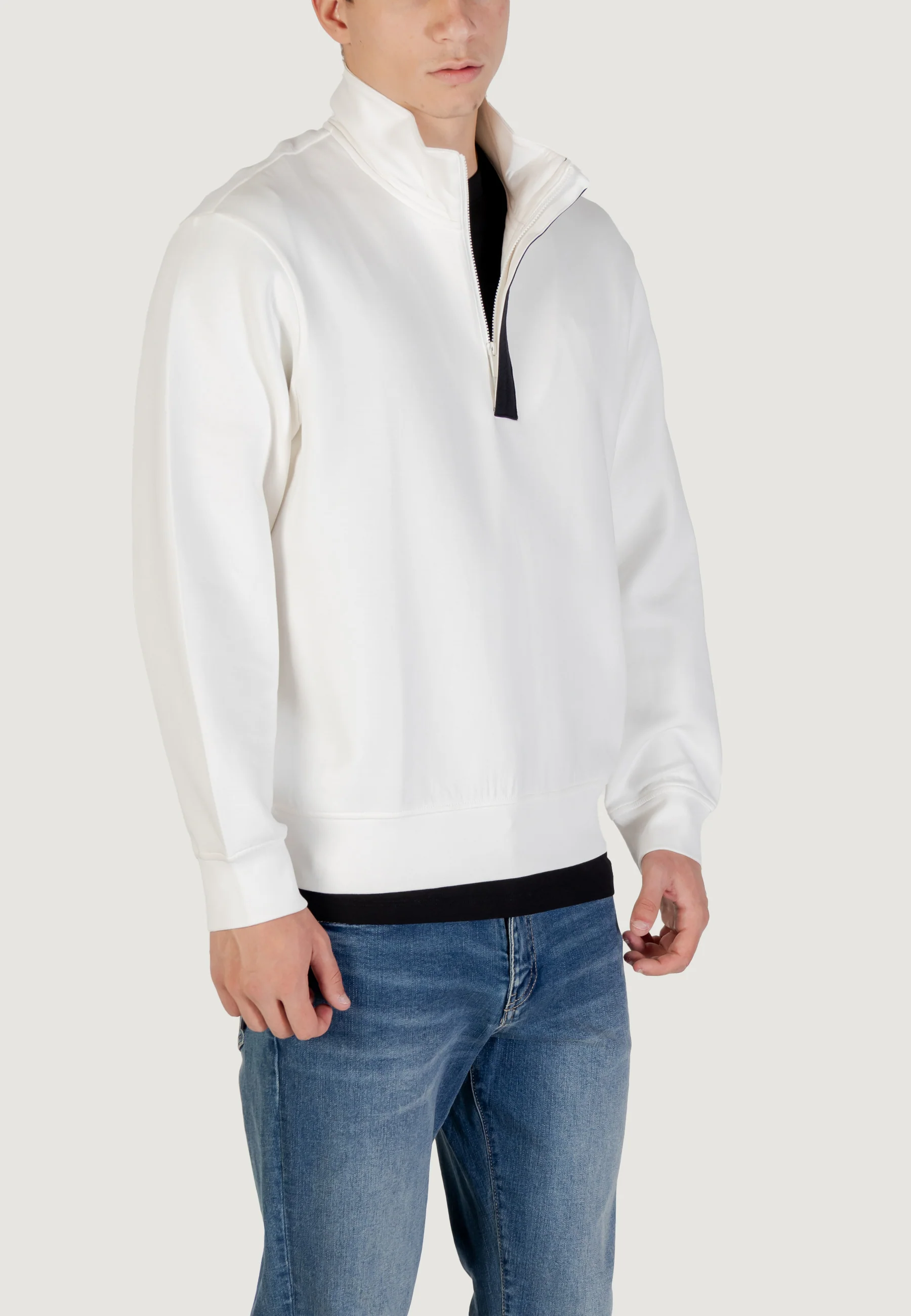 Felpa senza cappuccio Armani Exchange XM001295 AF10818 - Image 3