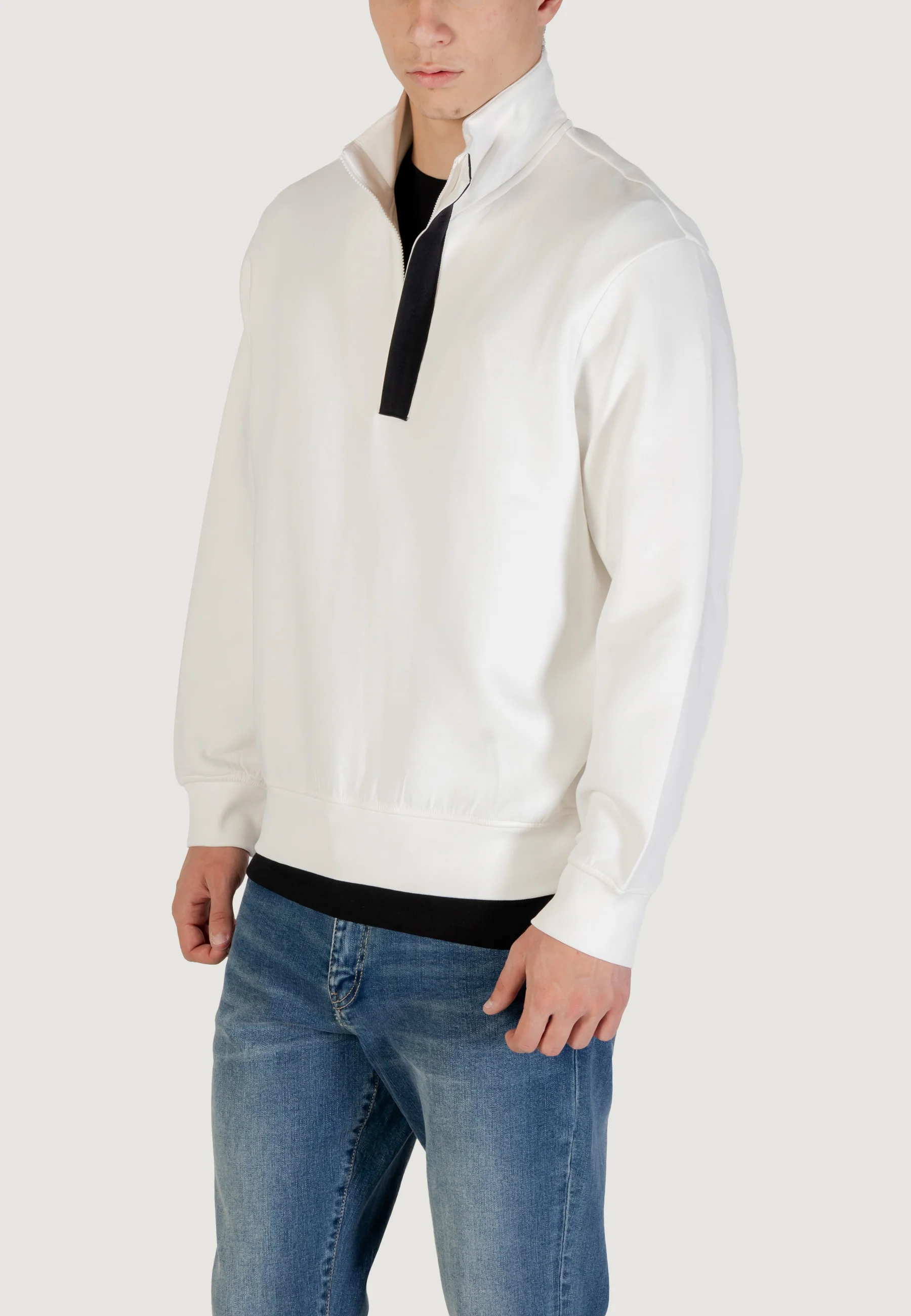 Felpa senza cappuccio Armani Exchange XM001295 AF10818 - Image 4