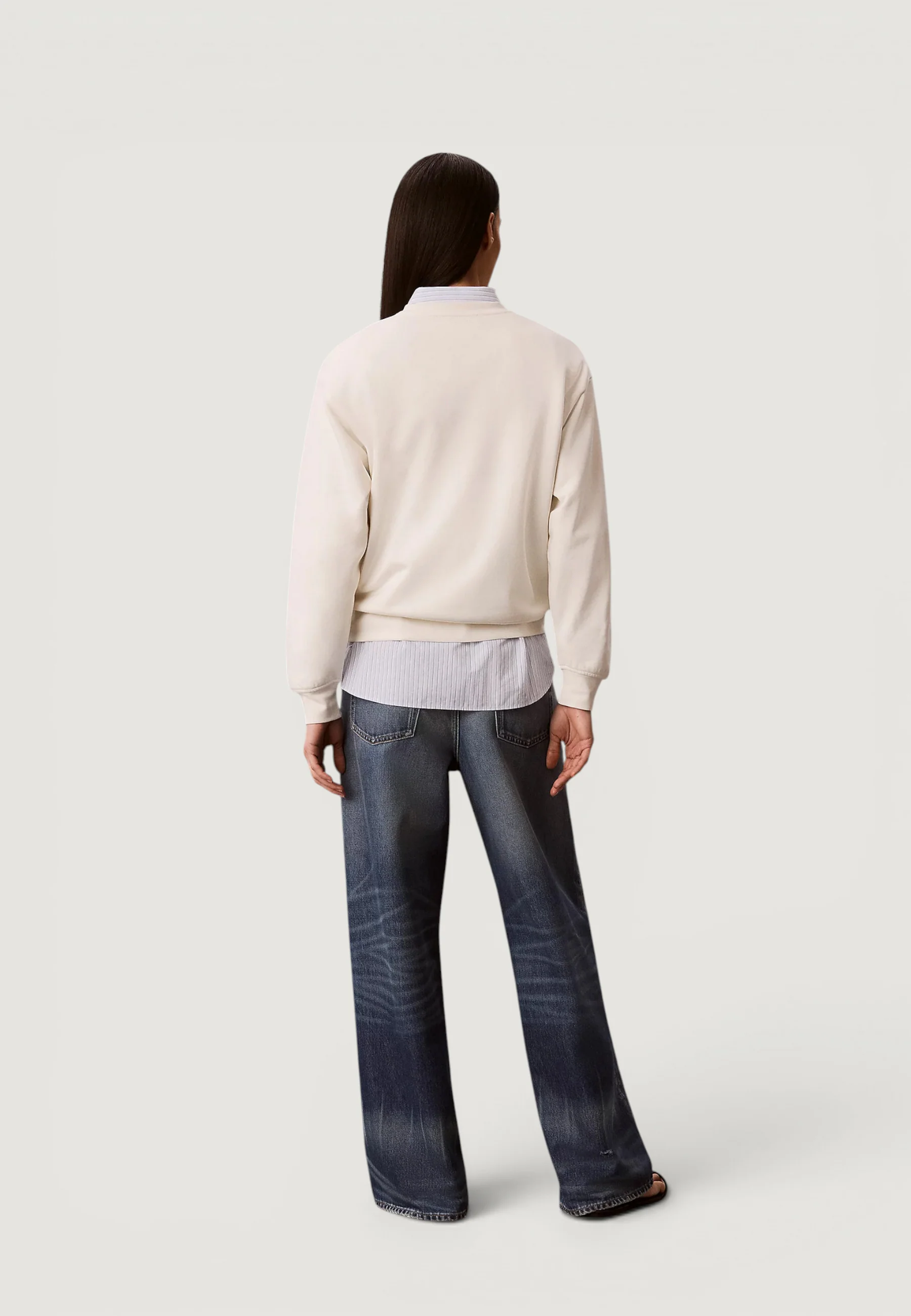 Felpa senza cappuccio Calvin Klein Jeans LV047G820G - Image 4