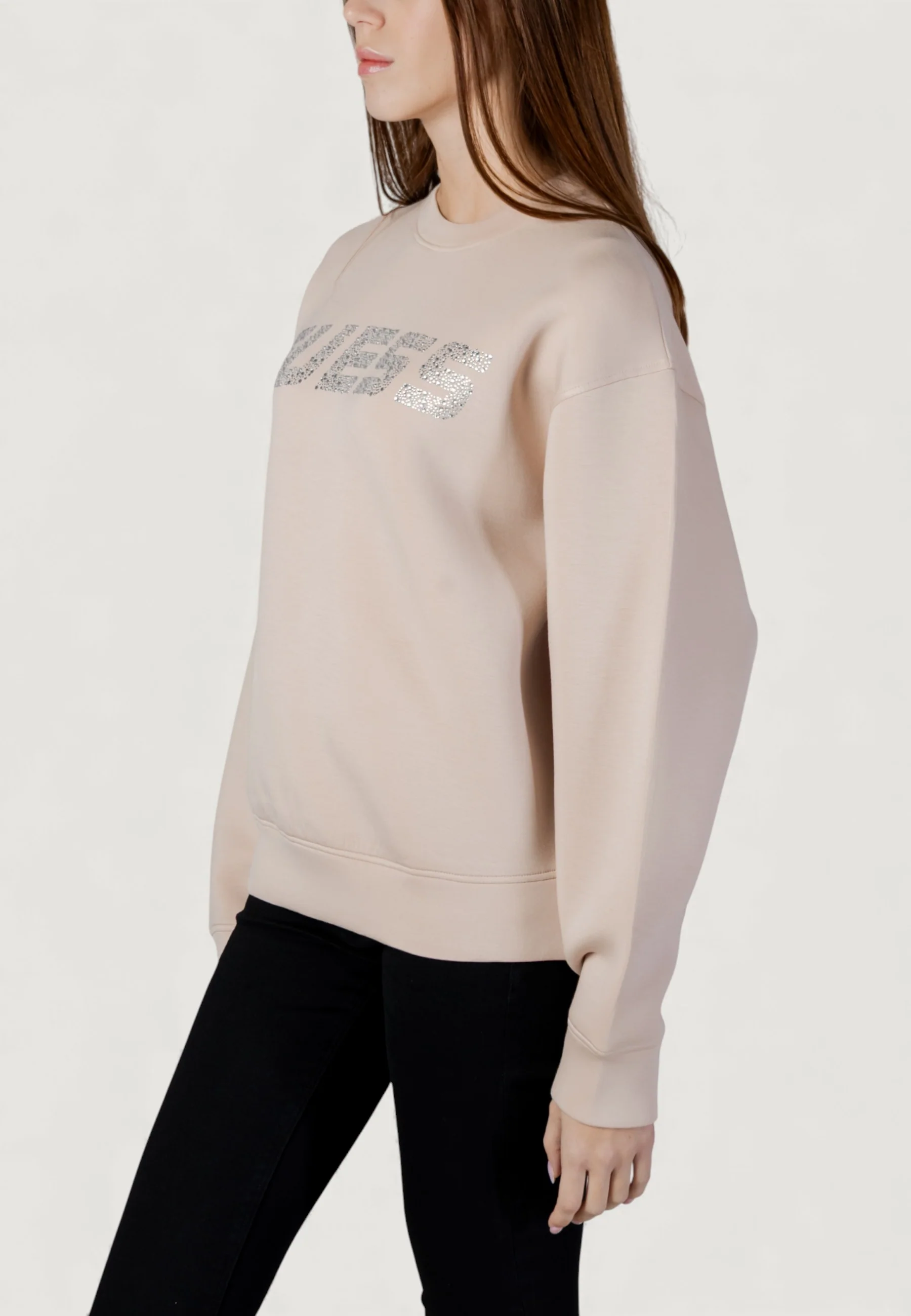 Felpa senza cappuccio Guess Active CECILIA CN SWEATSHIRT - Image 4