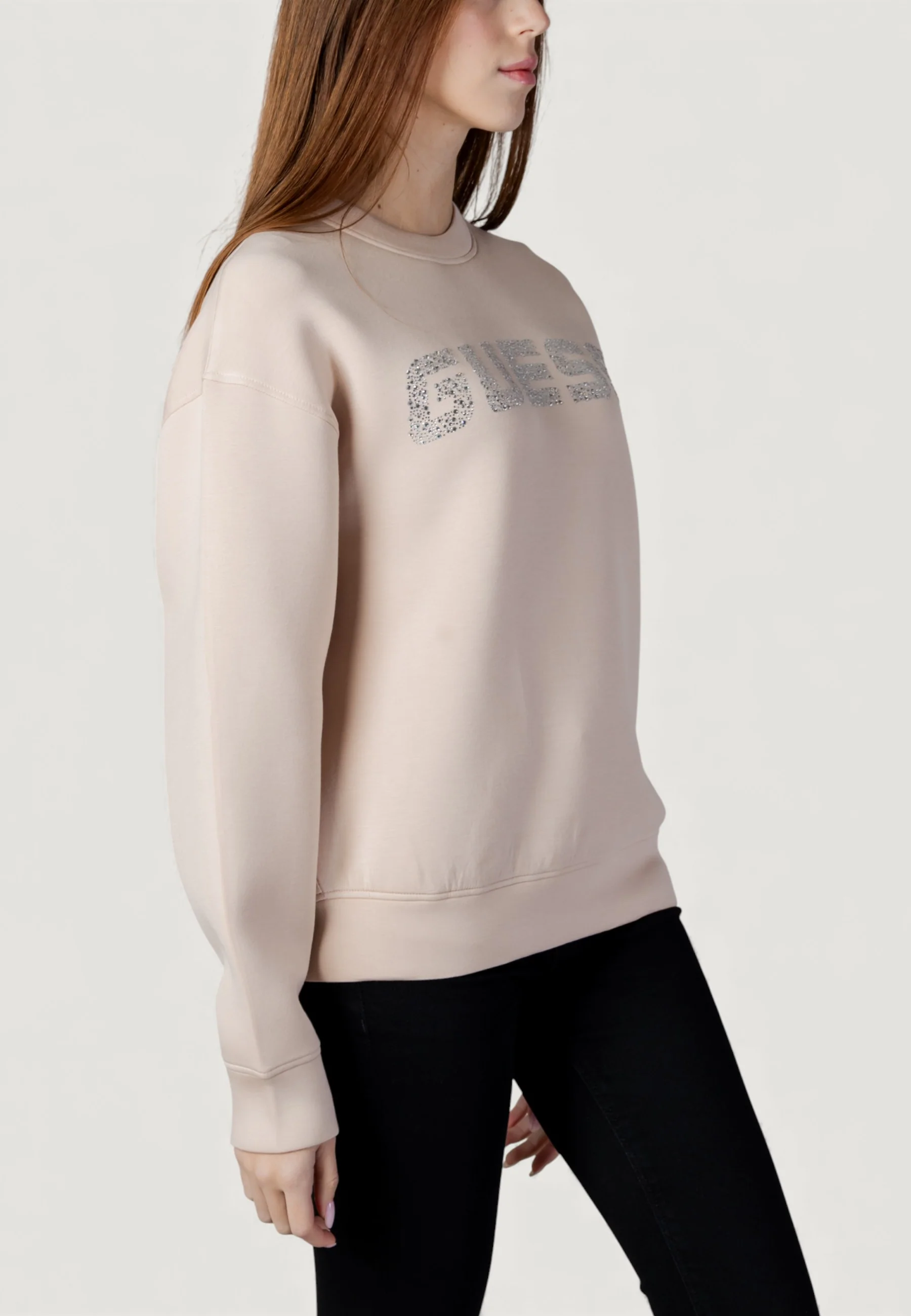 Felpa senza cappuccio Guess Active CECILIA CN SWEATSHIRT - Image 5