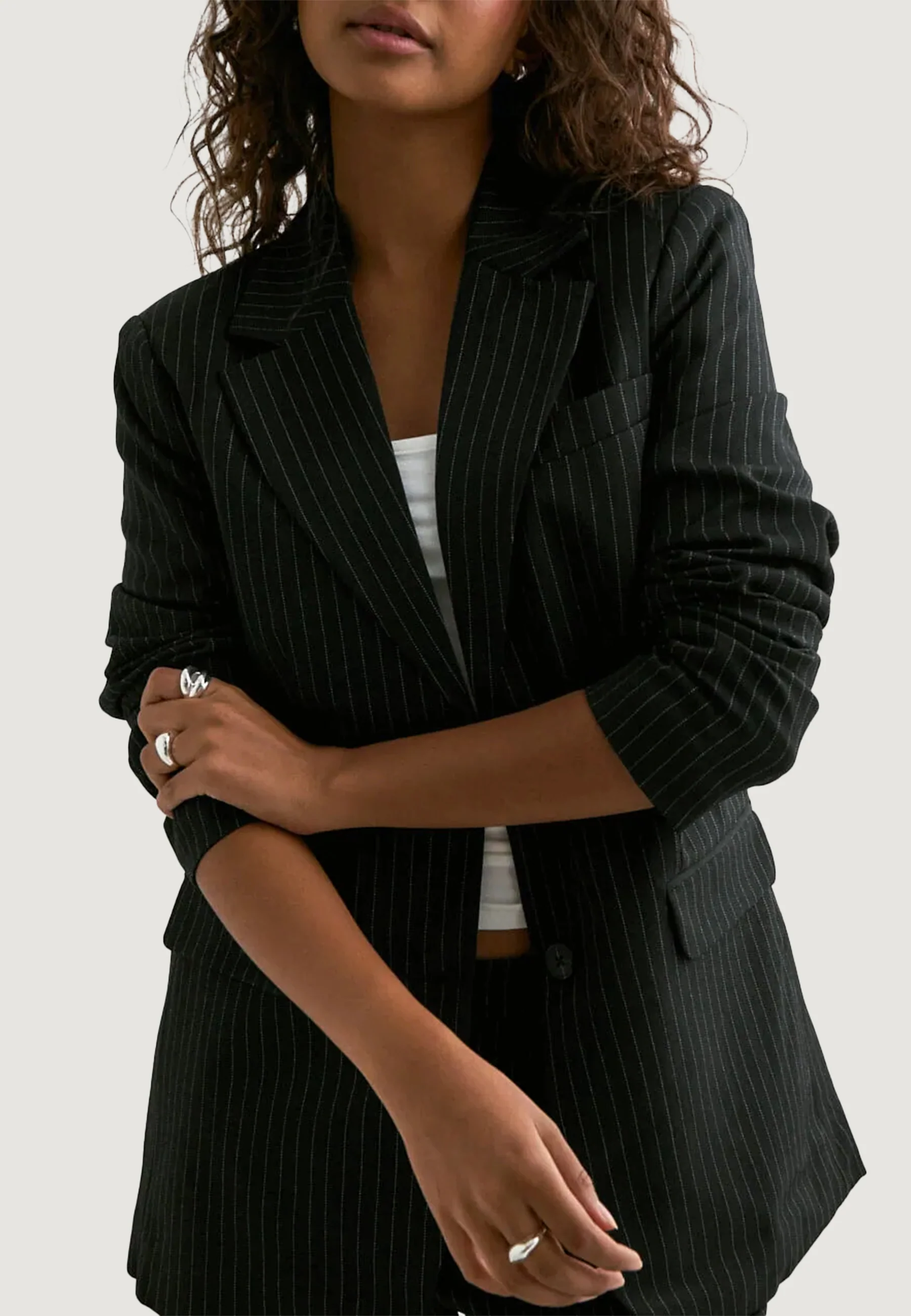 Giacca da completo Only ONLREINA L/S PINSTRIPE BLAZER TLR NOOS - Image 2