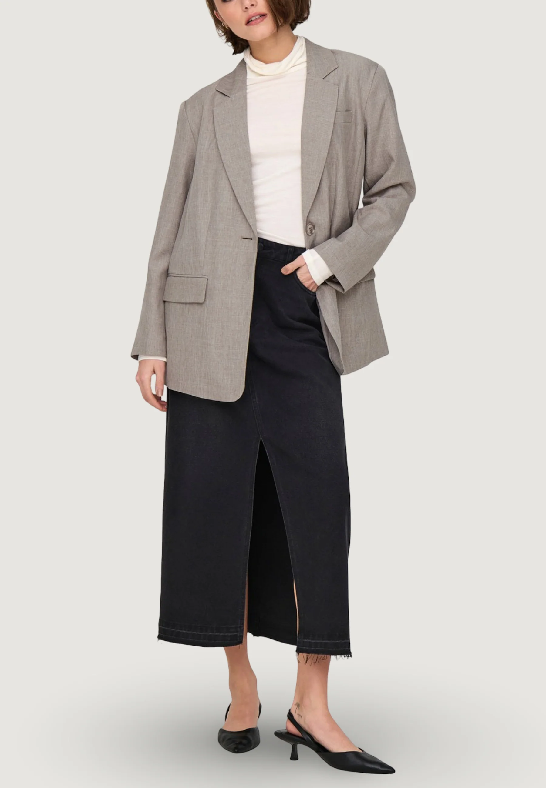 Giacca Only Onllinda Ls Boyfr Mel Blazer Tlr Noos - Image 4