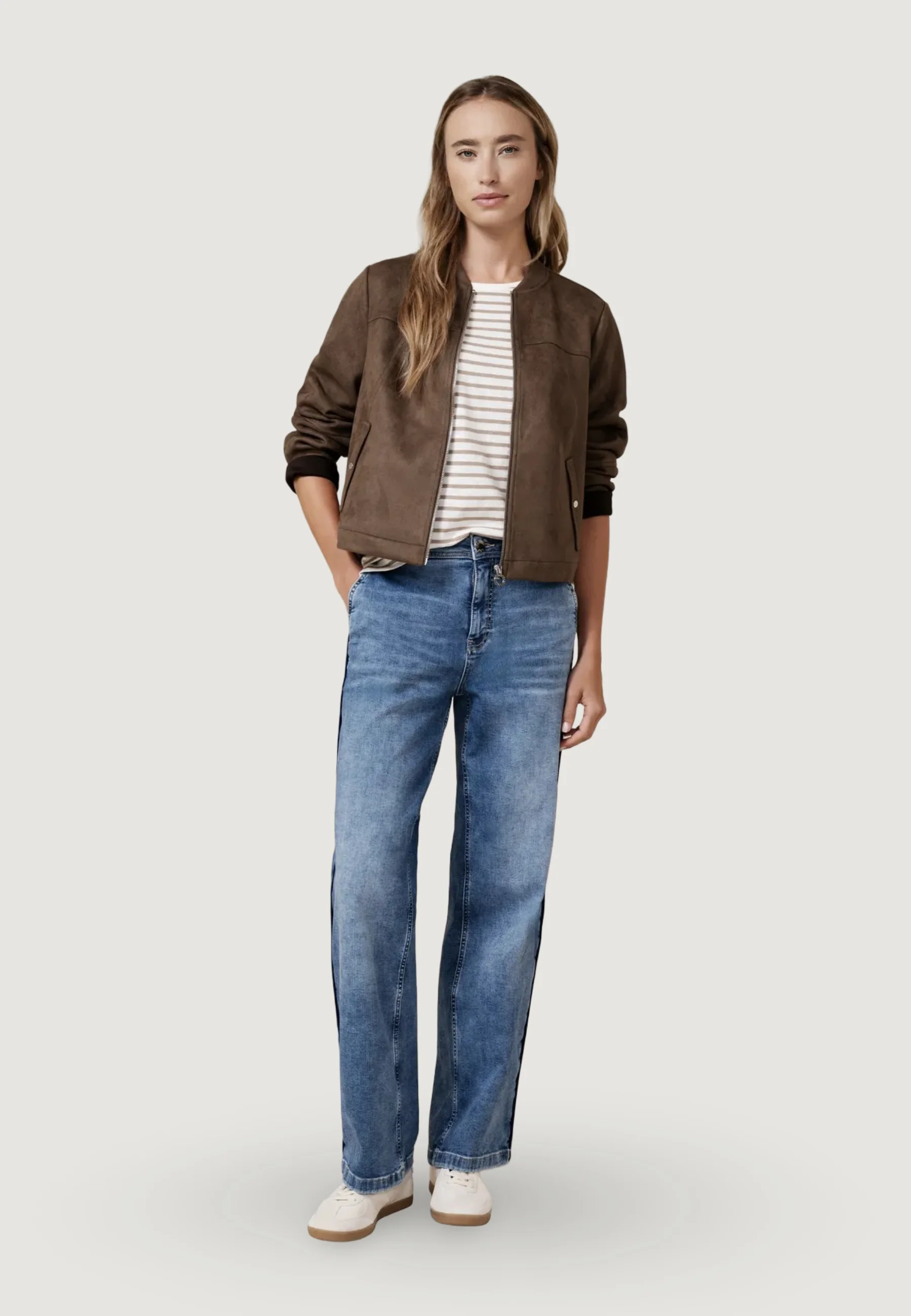 Giacchetto Street One Short Velours Jkt w. - Image 2
