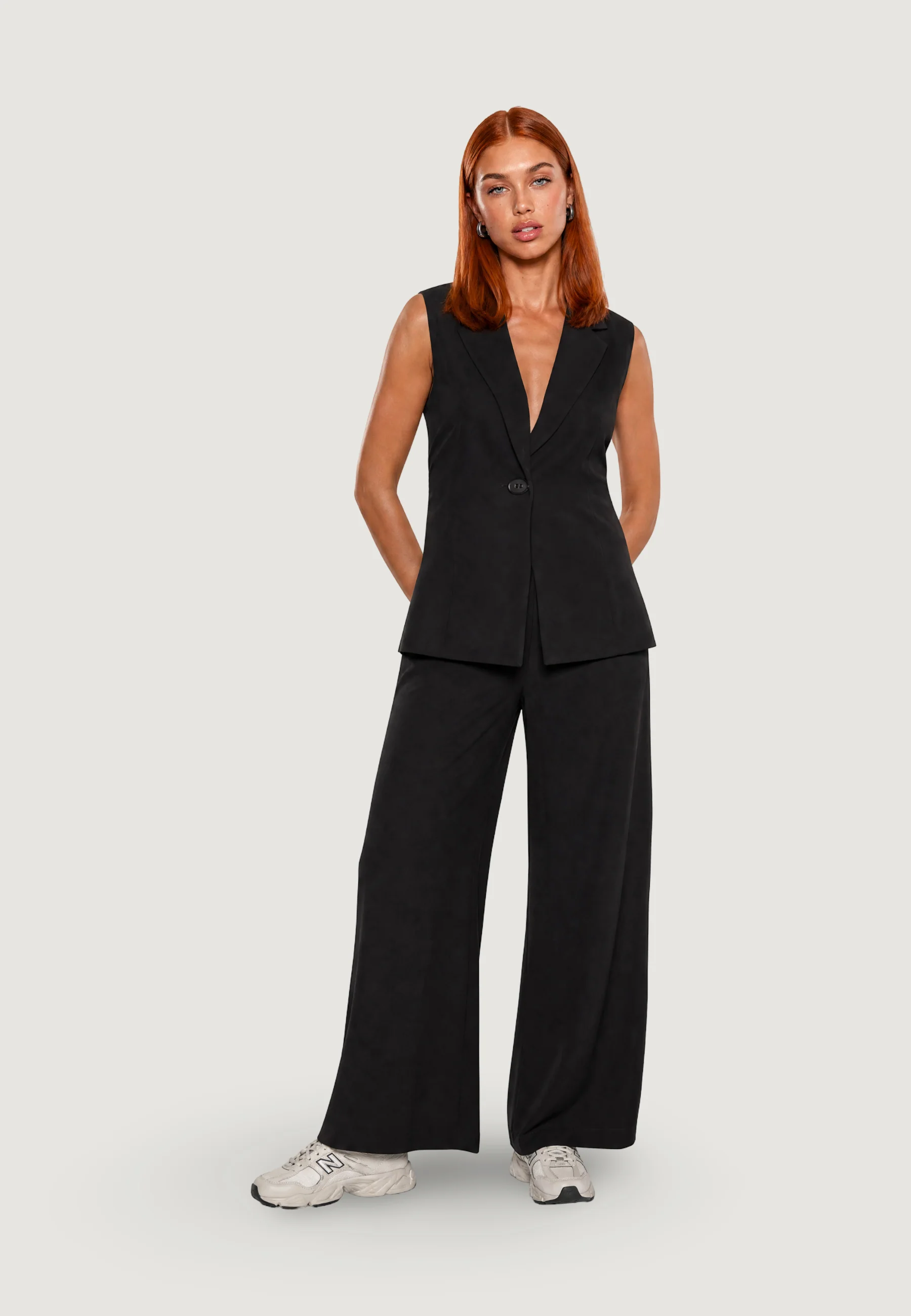 Gilet da completo I am Gilet Modal Monopetto - Image 4