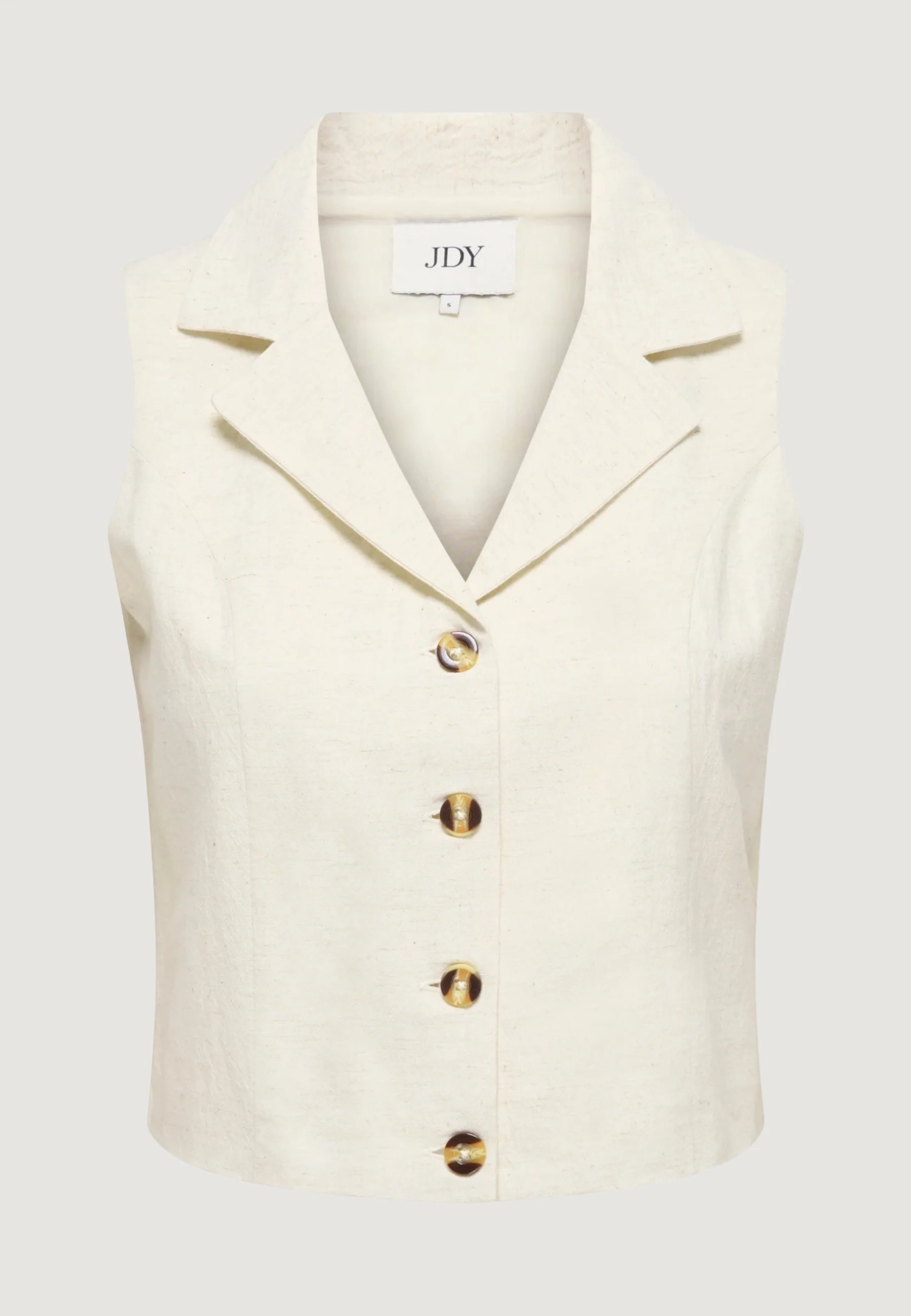 Gilet da completo Jacqueline de Yong Jdymilan Linen S/L Waistcoat Tlr - Image 3