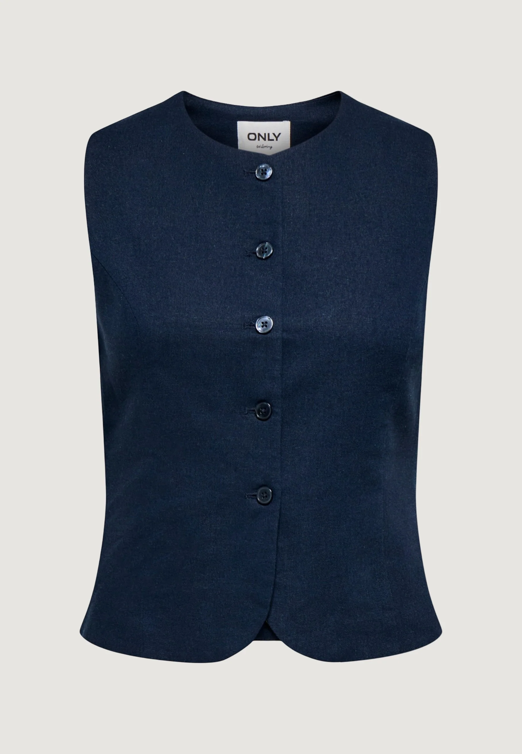 Gilet da completo Only Onlgoa S/L Linen Bl Waistcoat Cc Tlr - Image 3