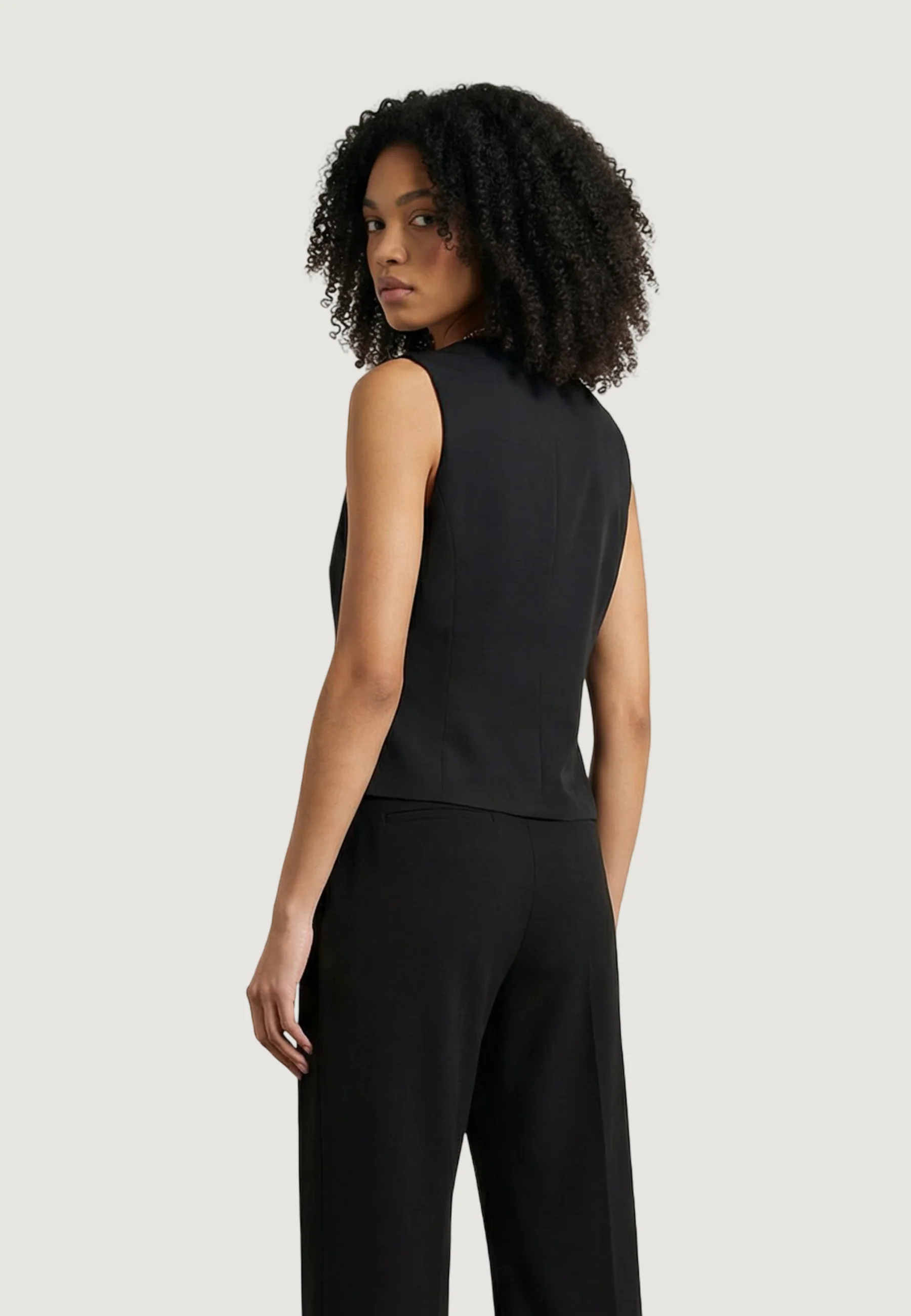 Gilet da completo Only Onlgoa S/L Linen Bl Waistcoat Cc Tlr - Image 5