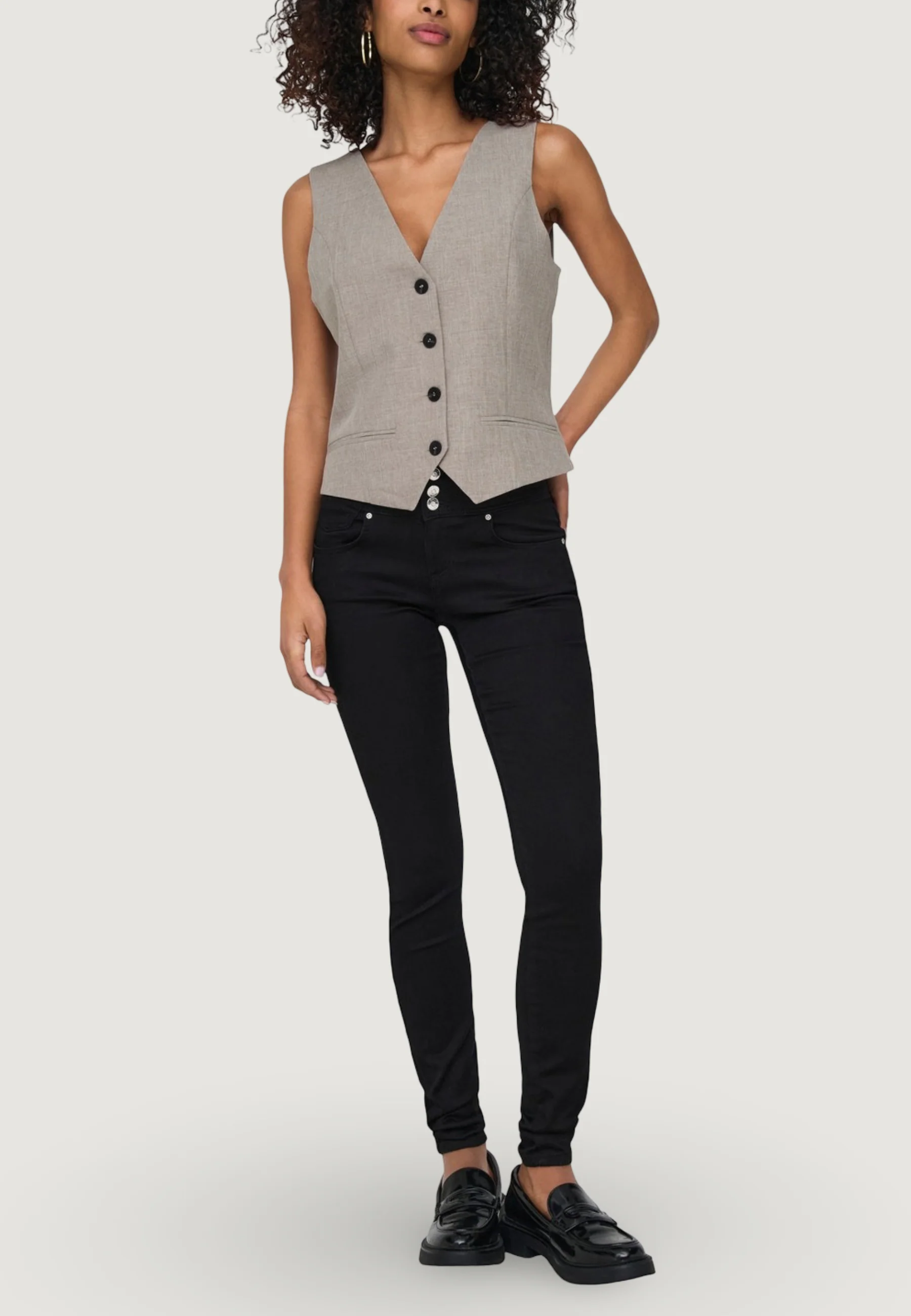 Gilet da completo Only Onllinda S/L Mel Fit Waistcoat Tlr Noos - Image 4