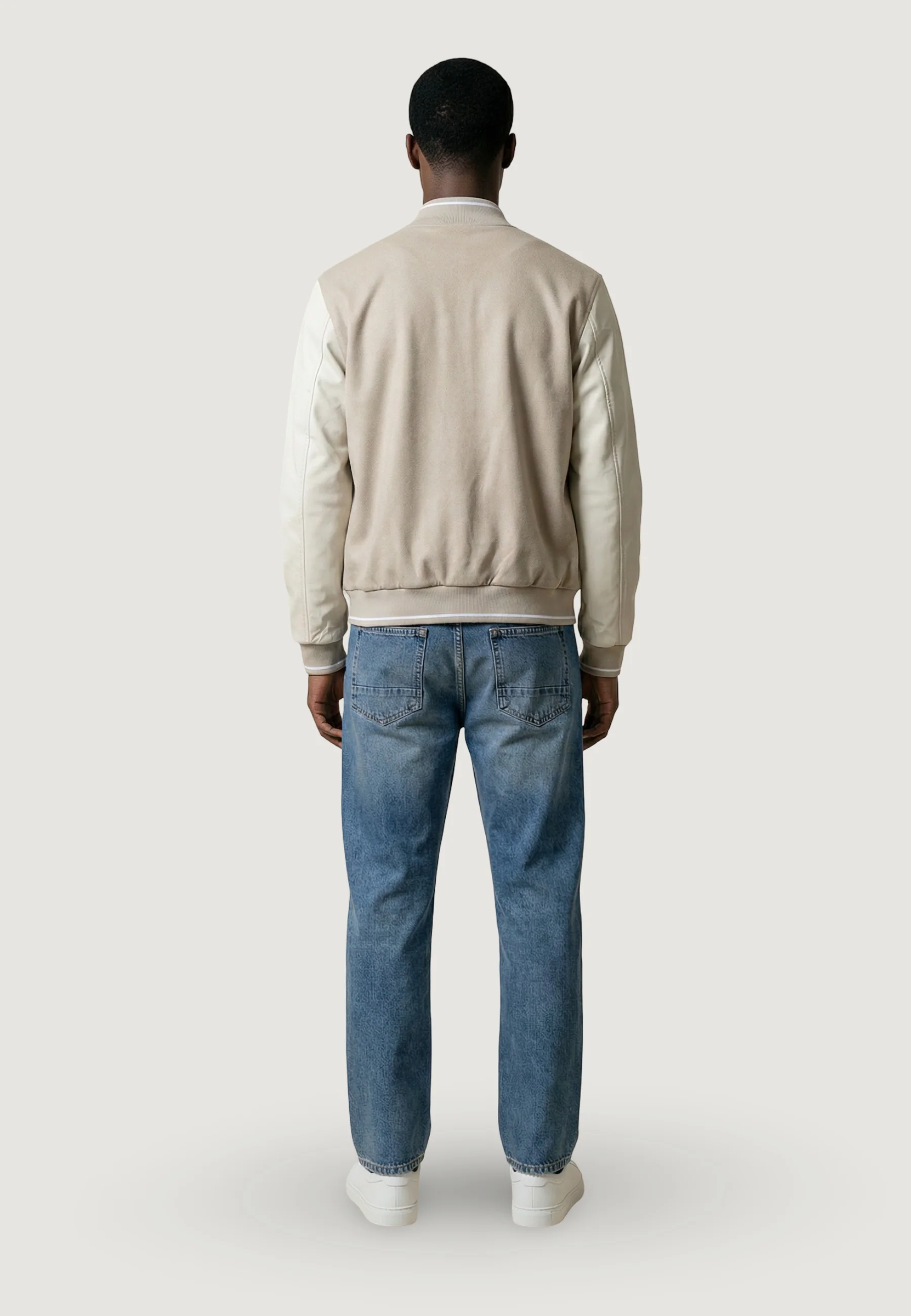 Giubbotto Antony Morato REGULAR FIT WITH SLEEVES IN FAUX LEATHER AND PRINT - Image 3
