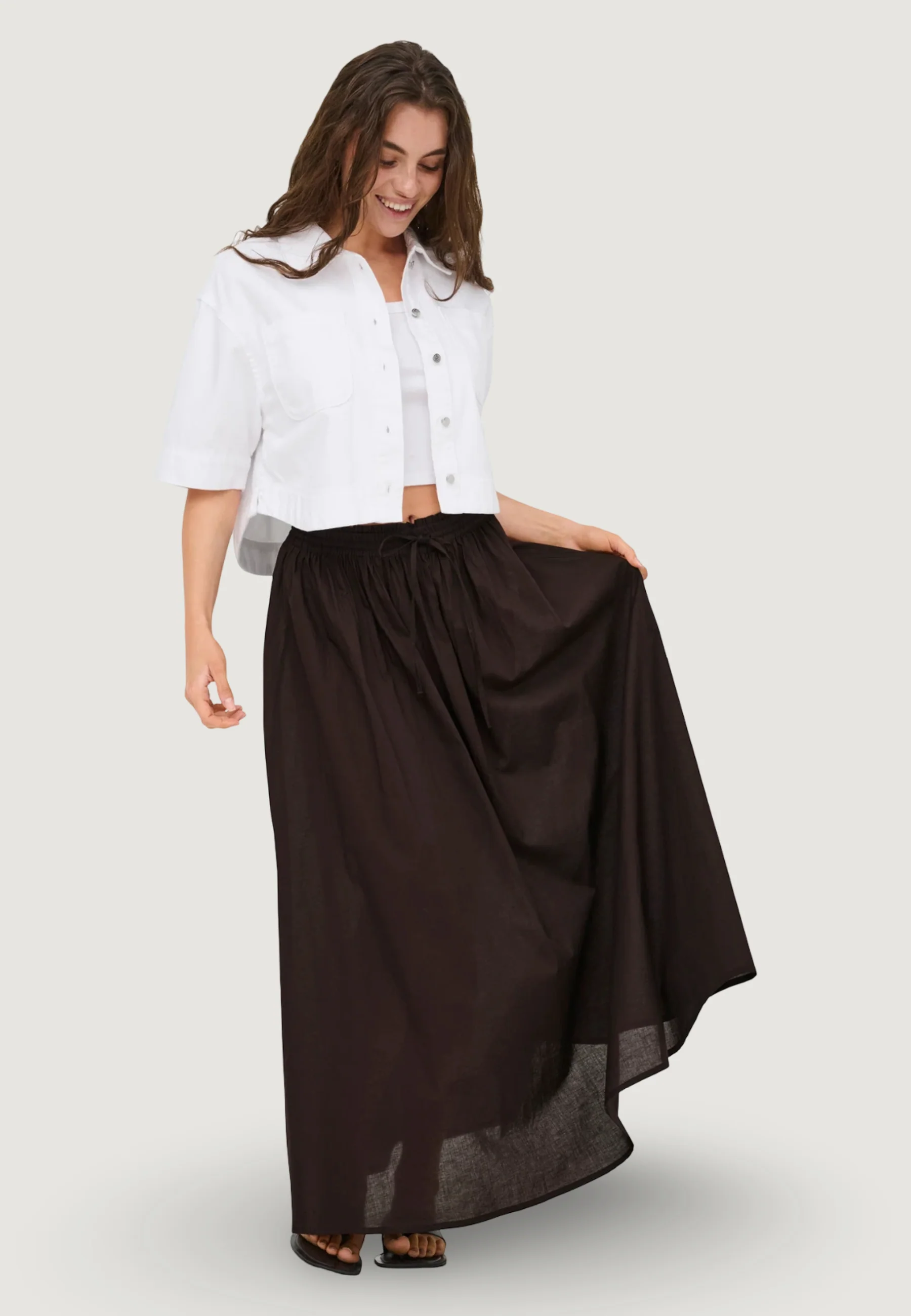 Gonna lunga Jacqueline de Yong Jdydiego Hw Maxi Skirt Wvn - Image 5