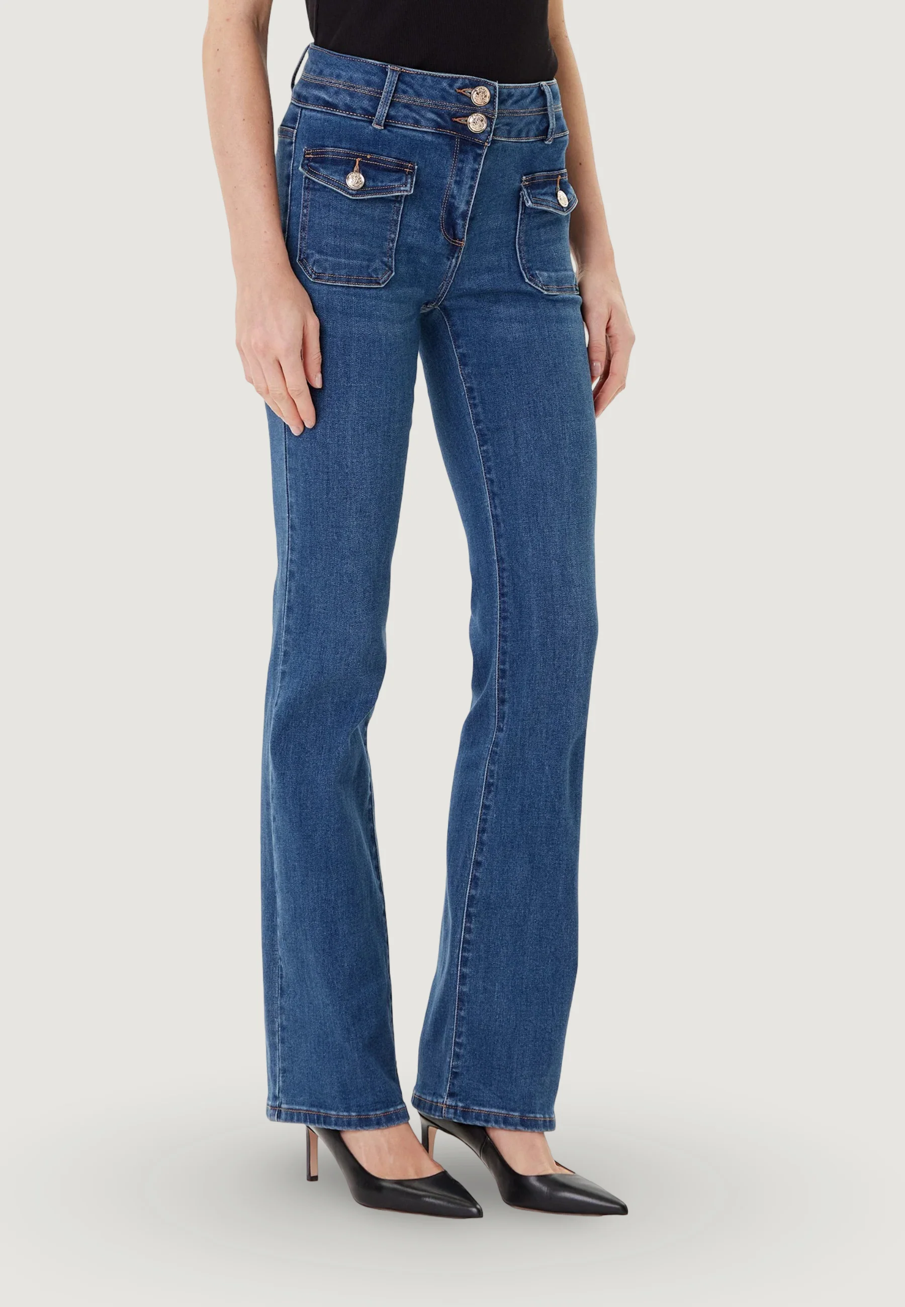 Jeans bootcut Morgan De Toi 241-POLEN3