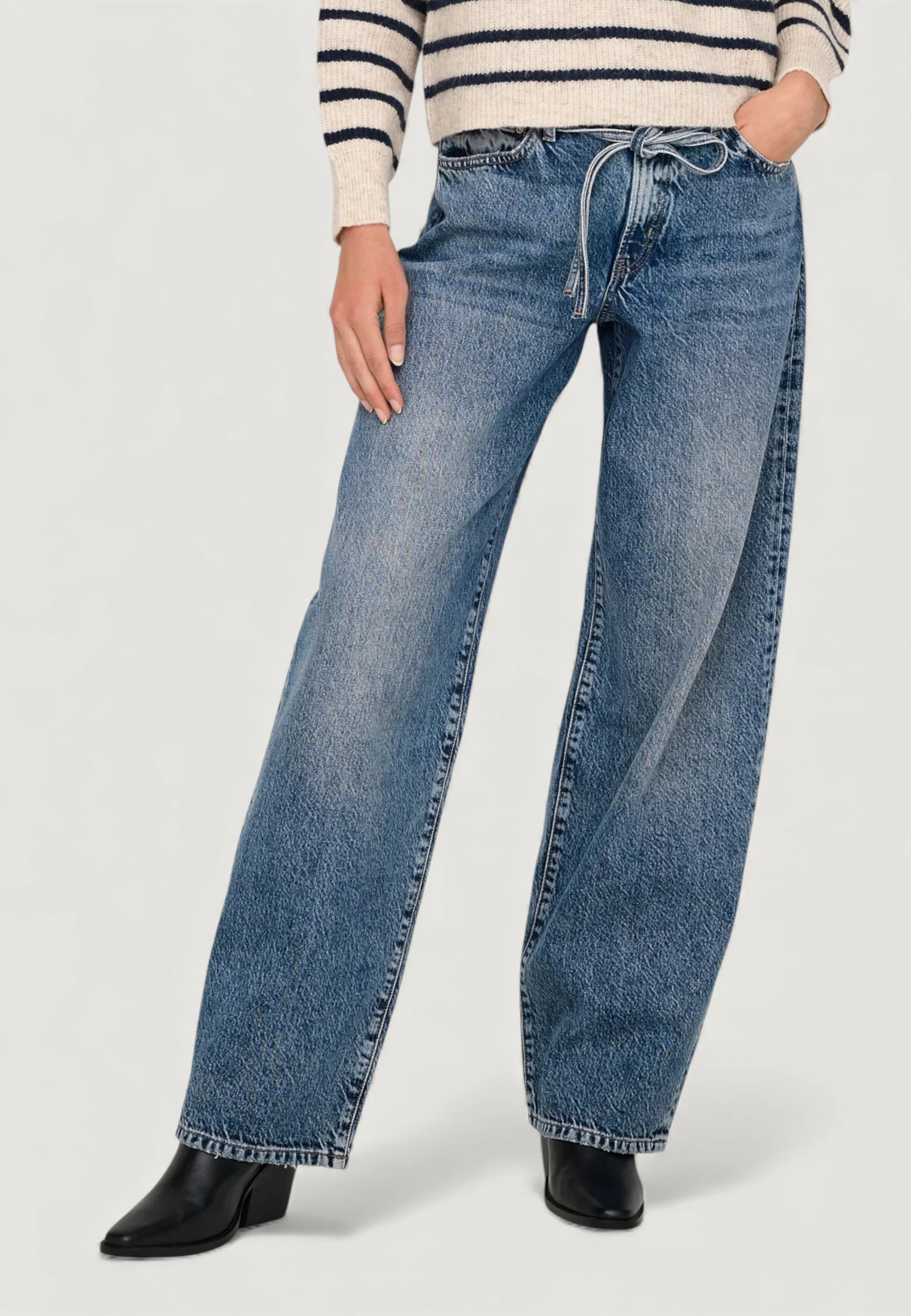 Jeans bootcut Only ONLGIANNA MW STRAIGHT DOT450 DNM NOOS - Image 2